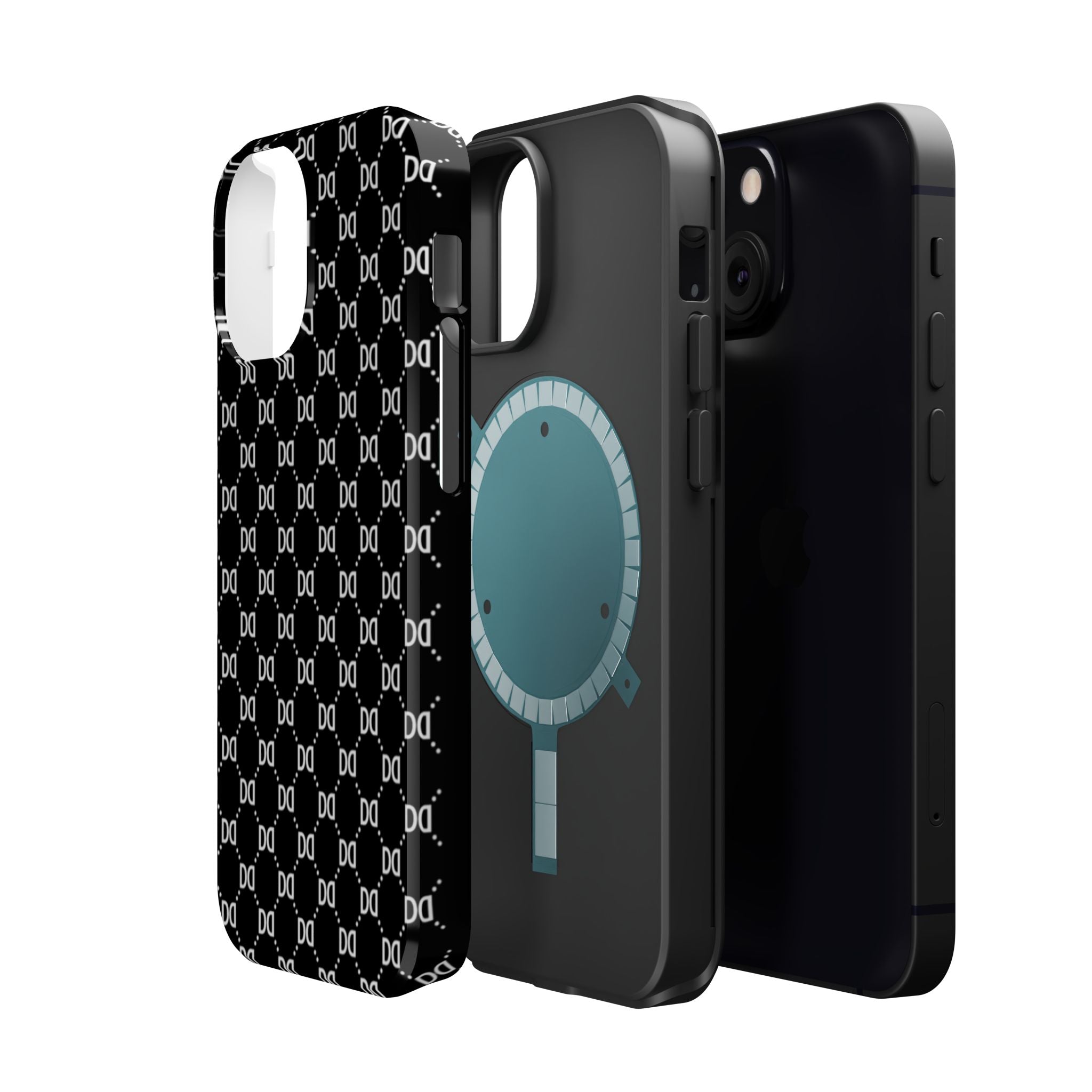 DD Monogram Pattern Magnetic Phone Case
