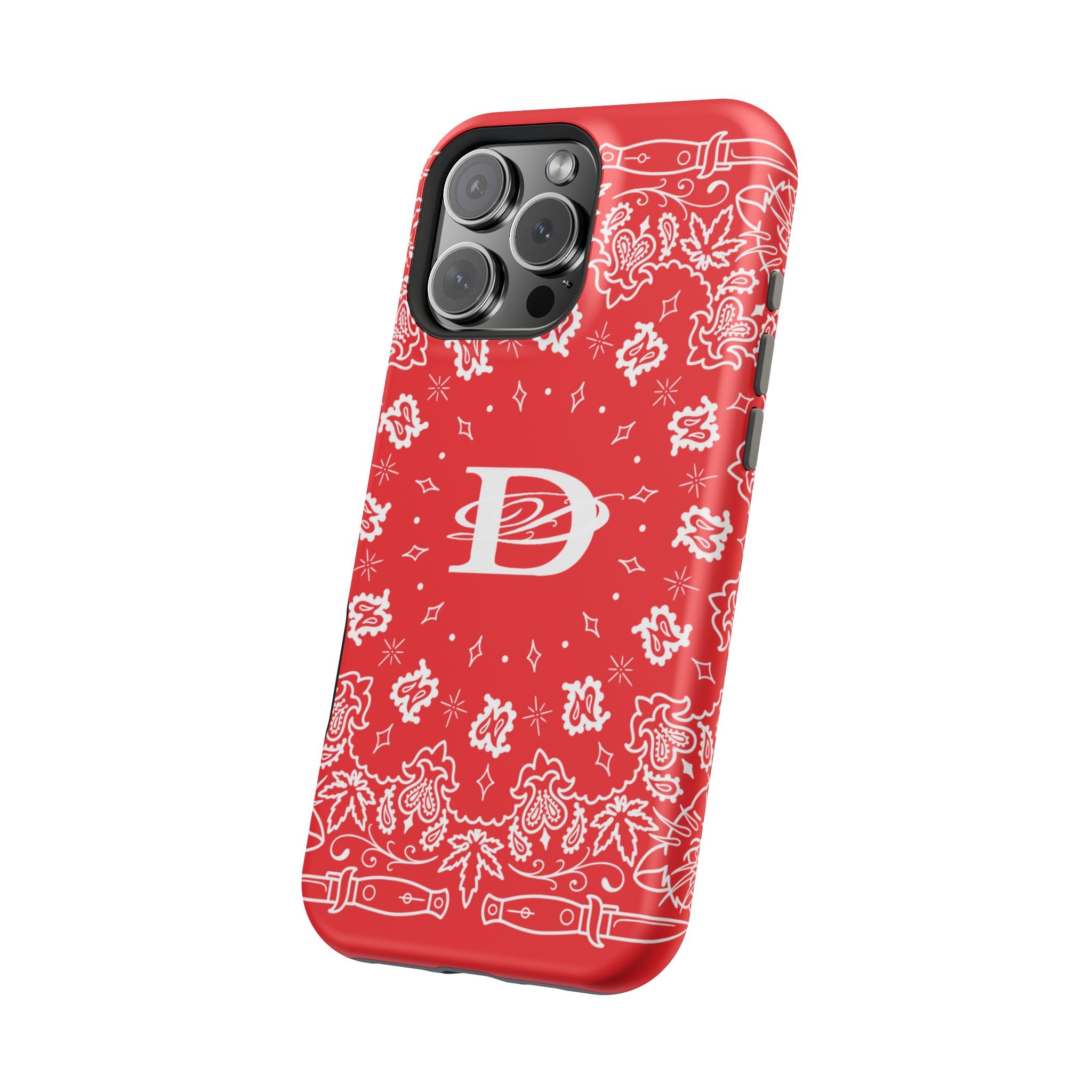 DD Custom Bandana Print Magnetic iPhone Case