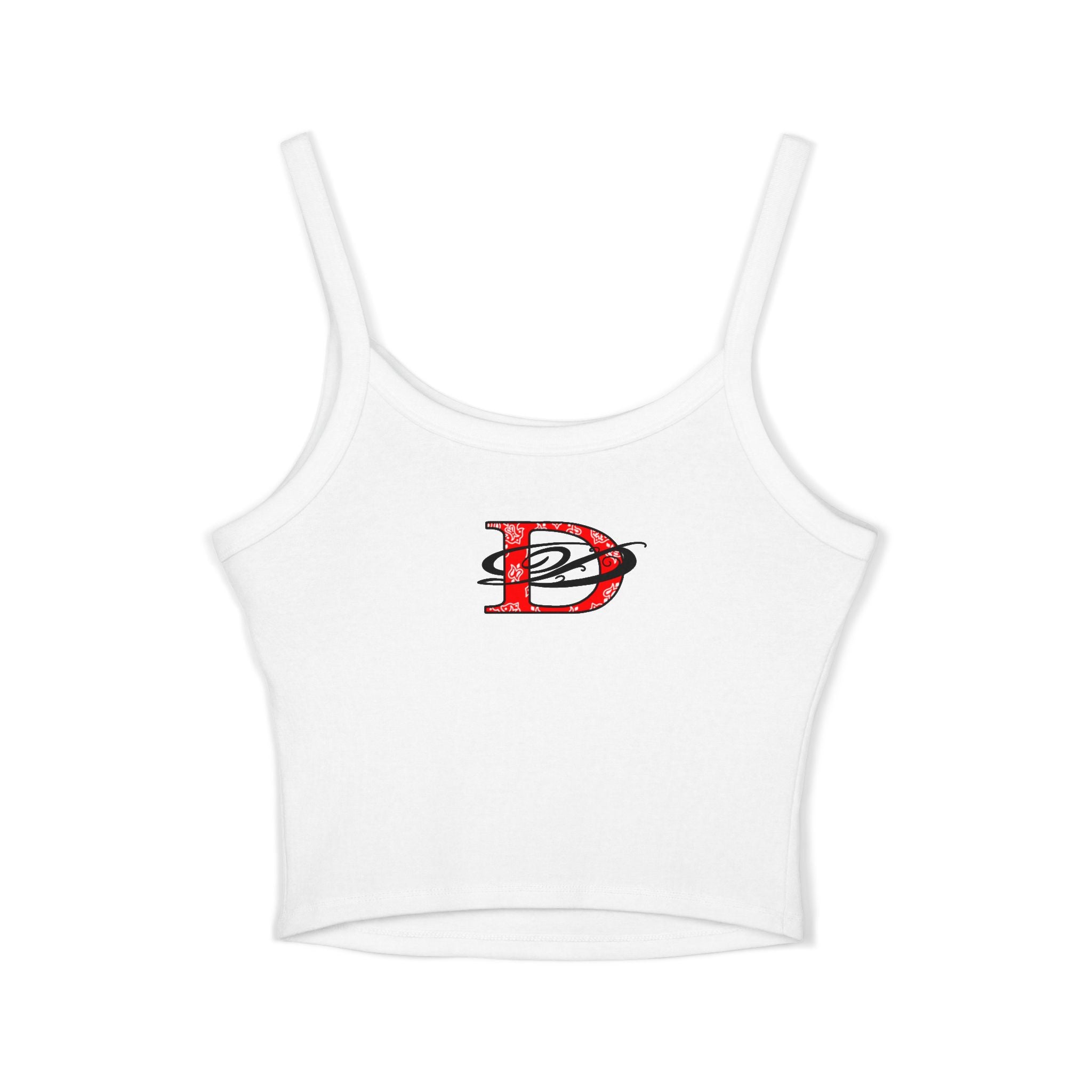 DD Climbing Panther w/Bandana Spaghetti Strap Tank Top