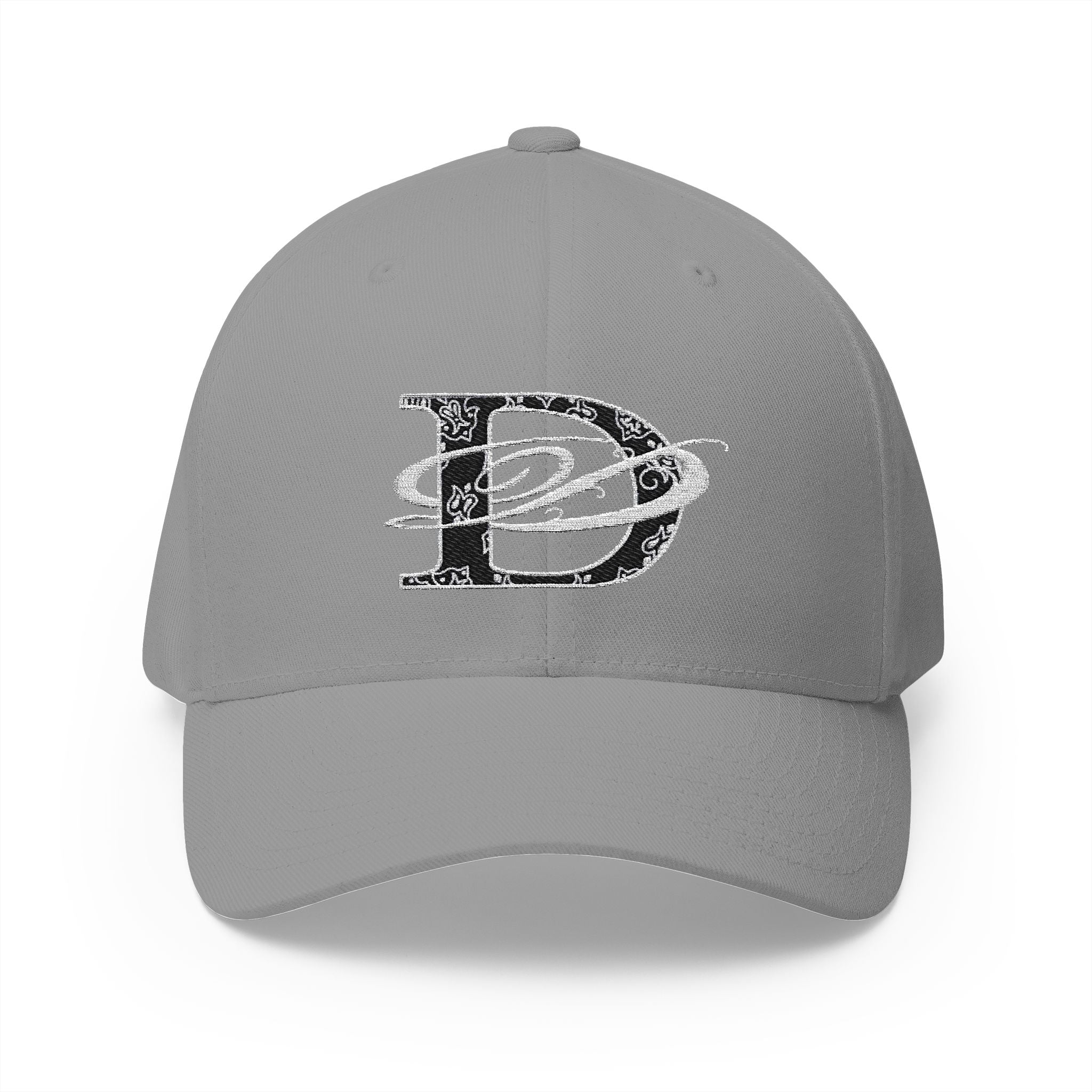 DD Bandana Logo Embroidered Closed Back Stretch Fit Cap