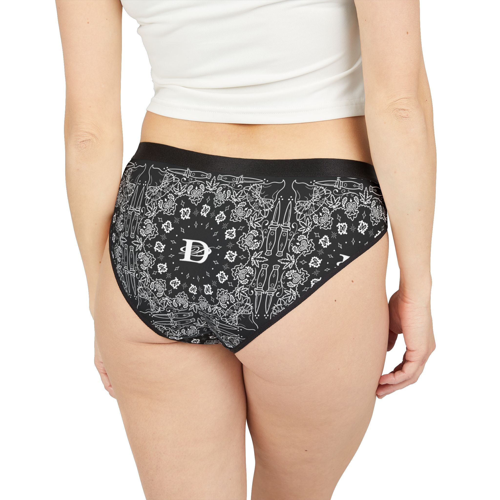 DD Custom Bandana Print  Women's Underwear AOP