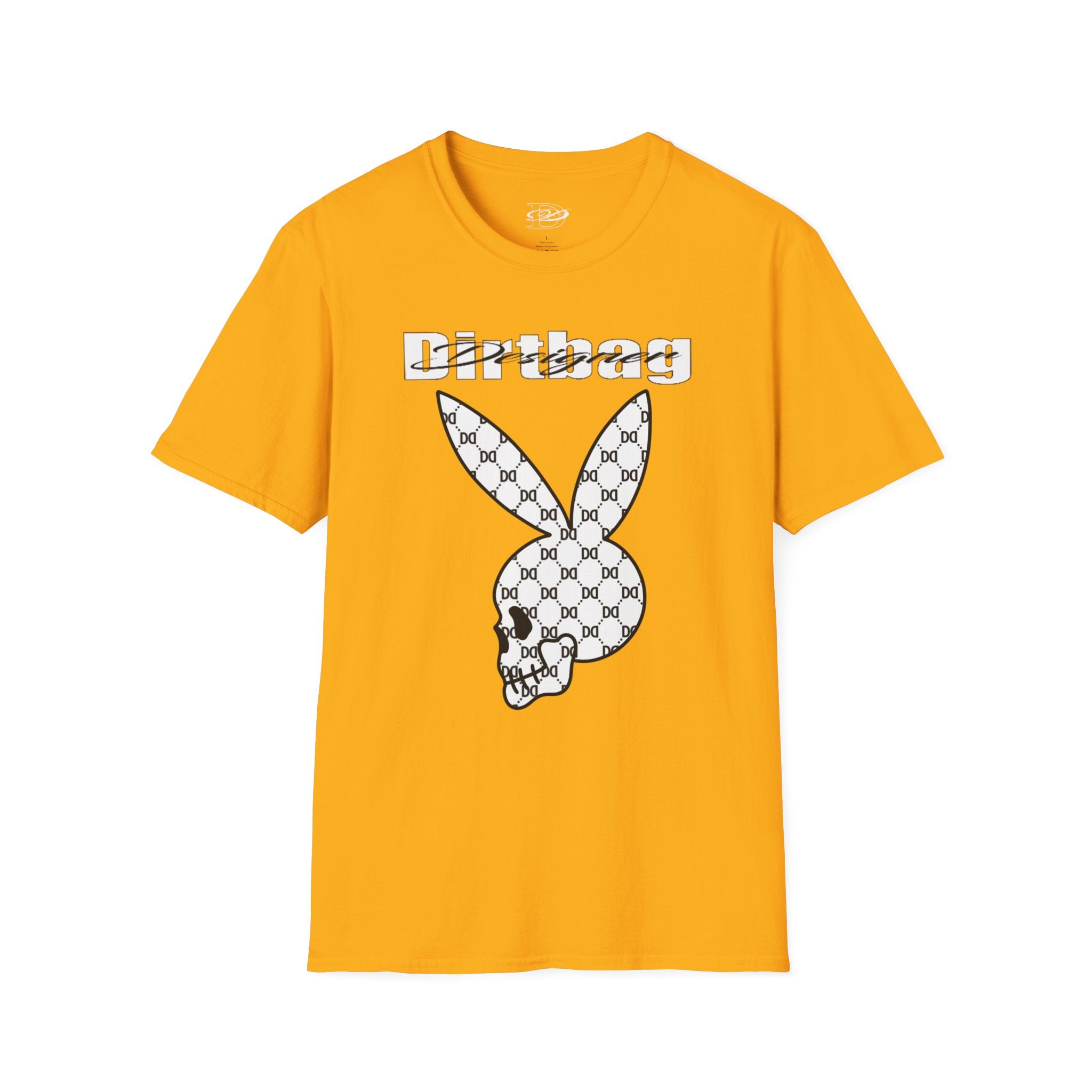 DD Monogram Bunny Skull Unisex Softstyle T-Shirt