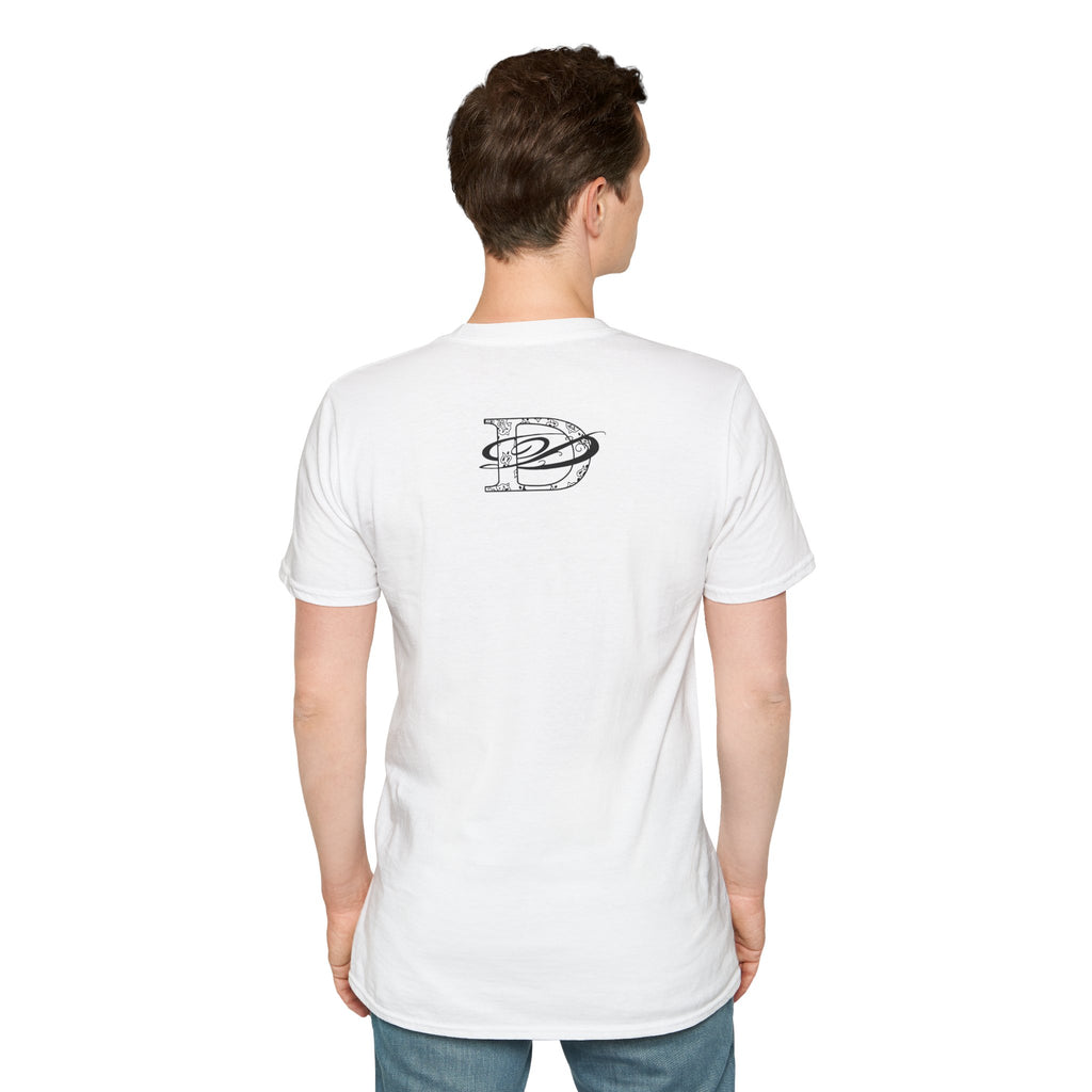 "Looking Clean, Doing Dirty" Tattoo Script Softstyle Unisex T-Shirt