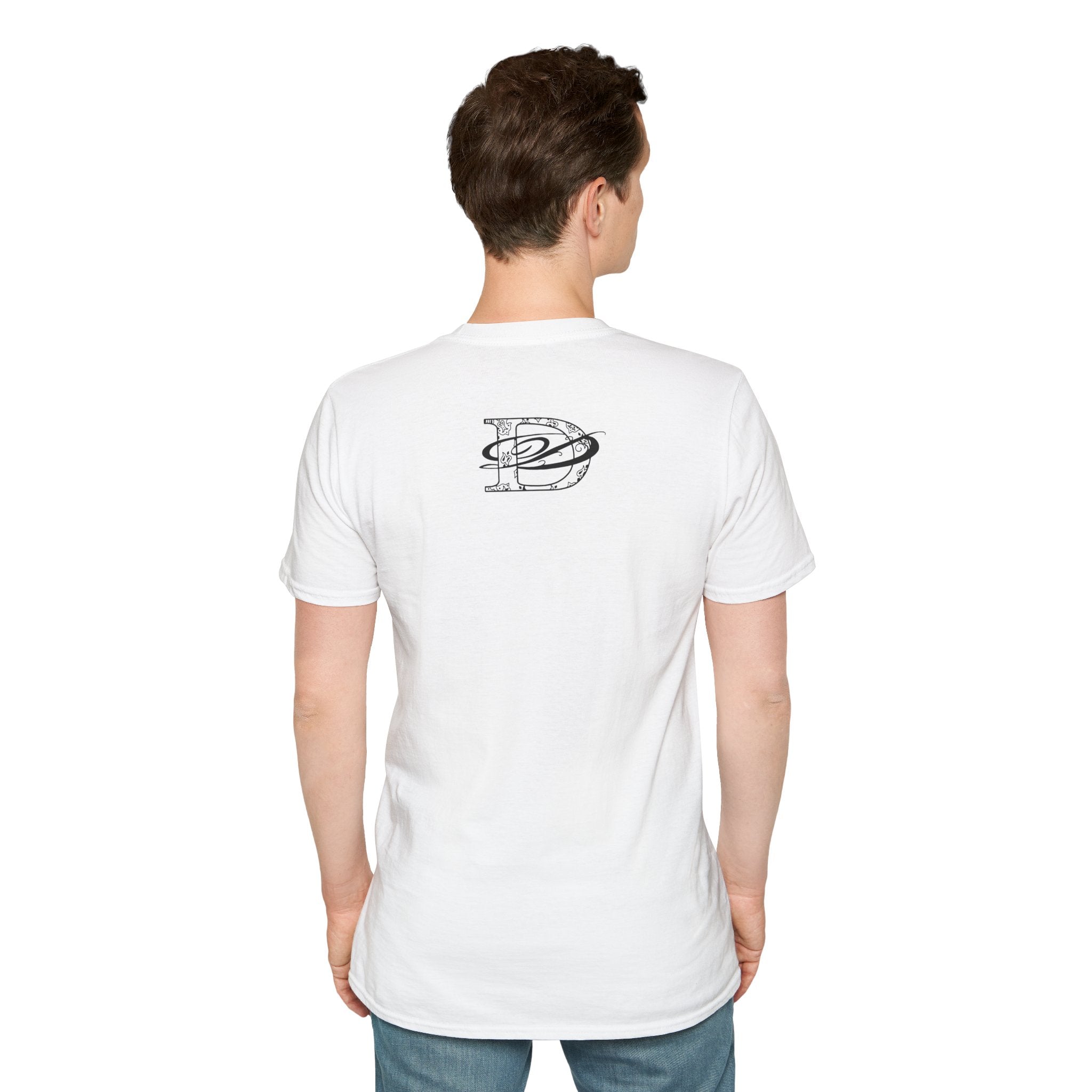 "Looking Clean, Doing Dirty" Tattoo Script Softstyle Unisex T-Shirt