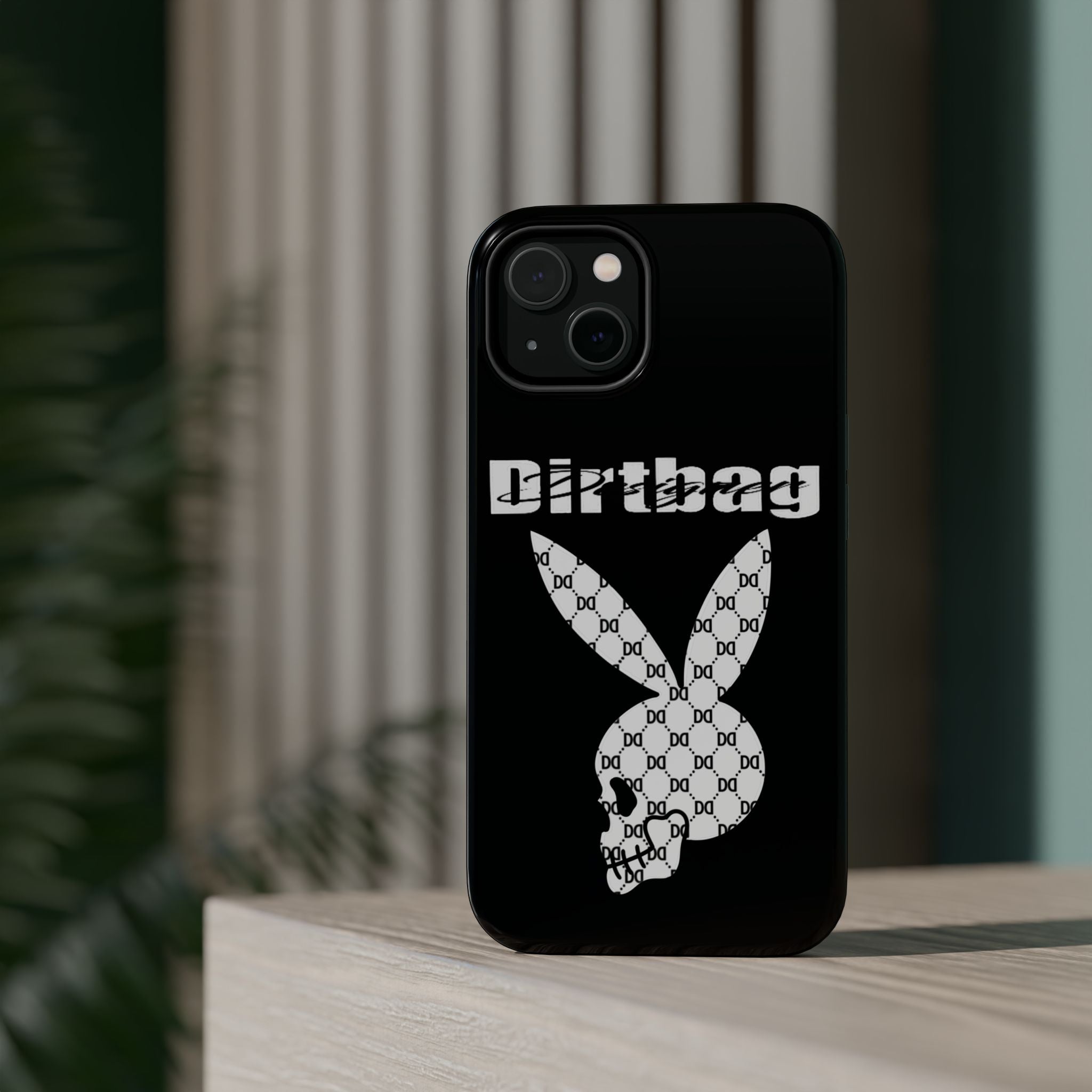 DD Monogram Bunny Skull Magnetic Phone Case