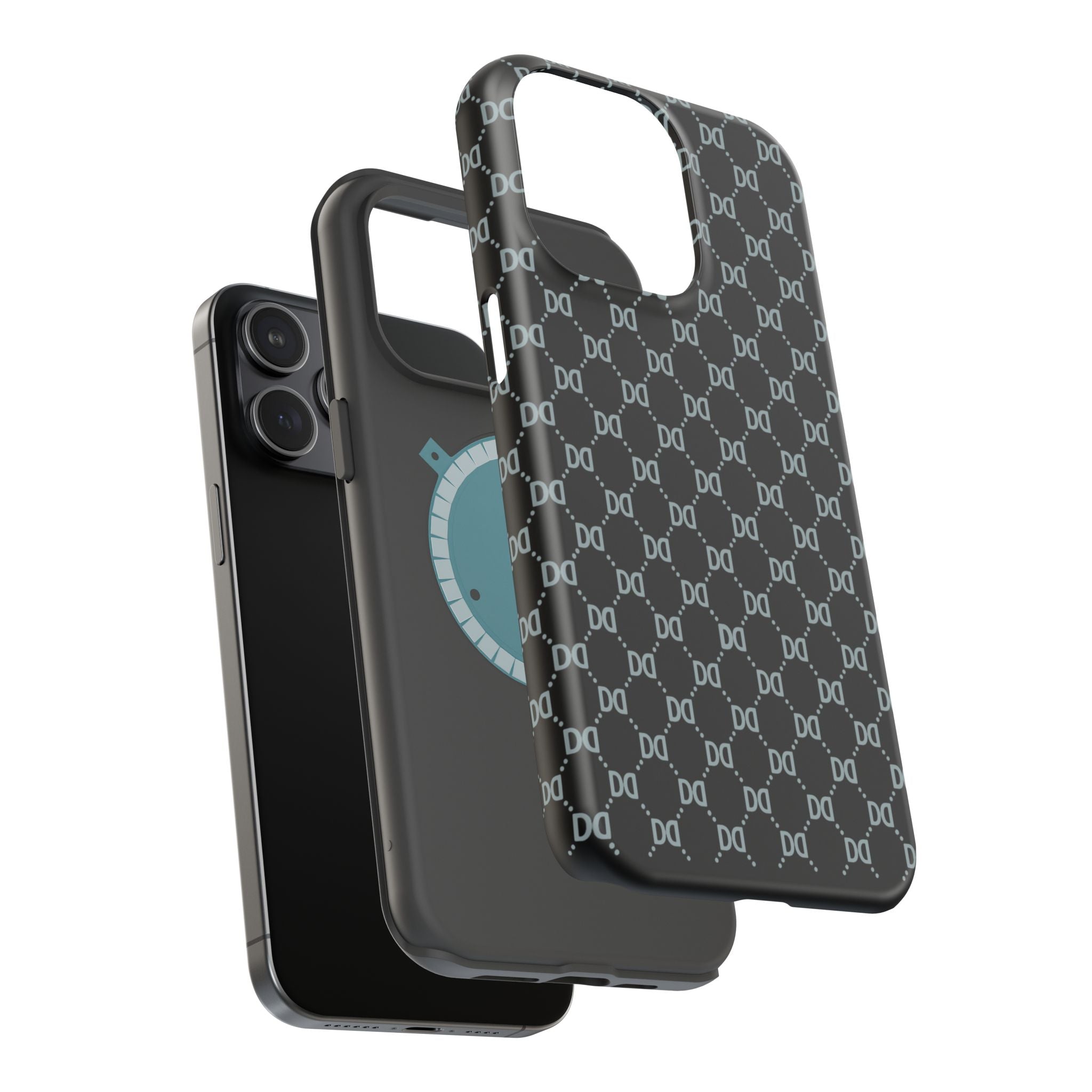 DD Monogram Pattern Magnetic Phone Case