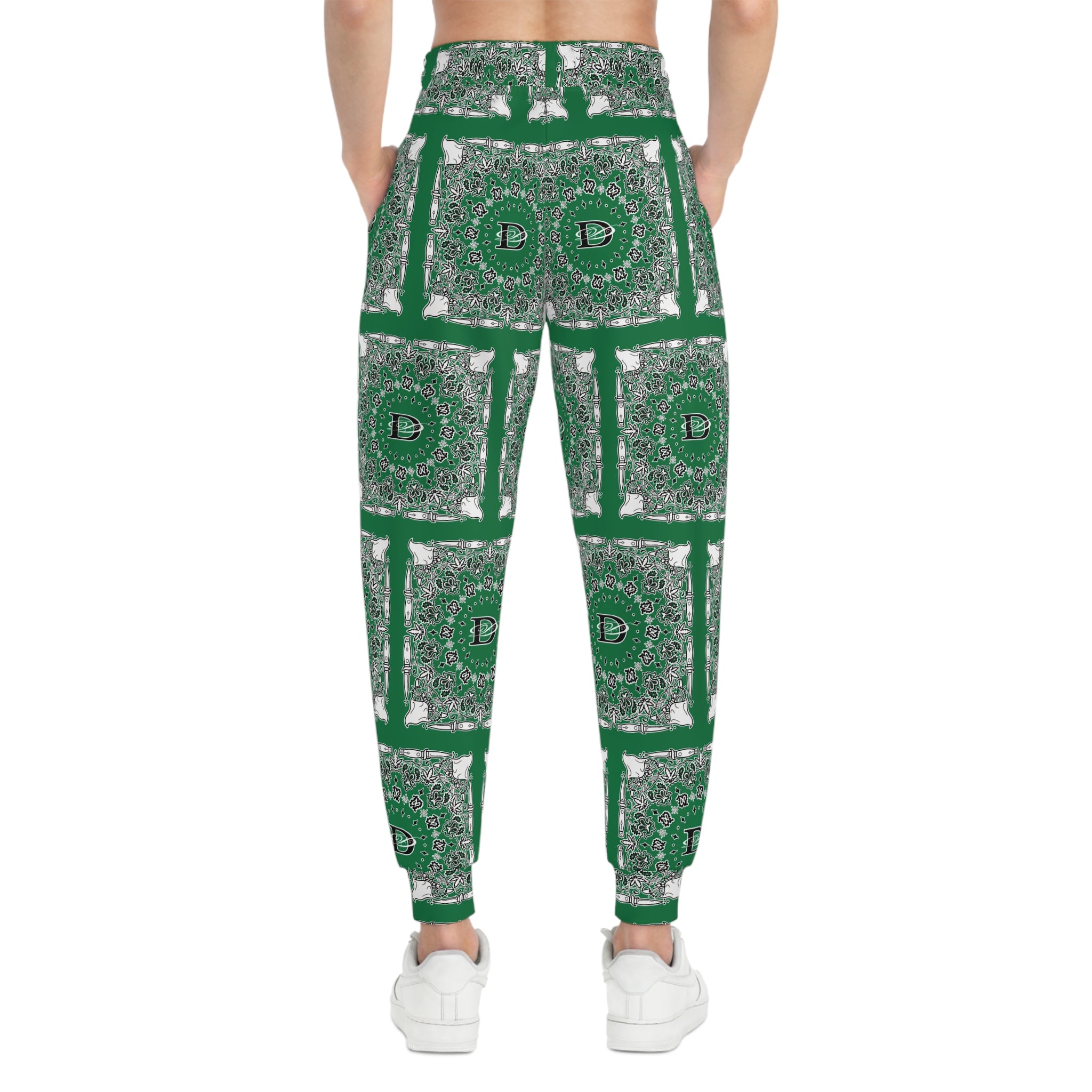DD Custom Bandana Print Joggers AOP
