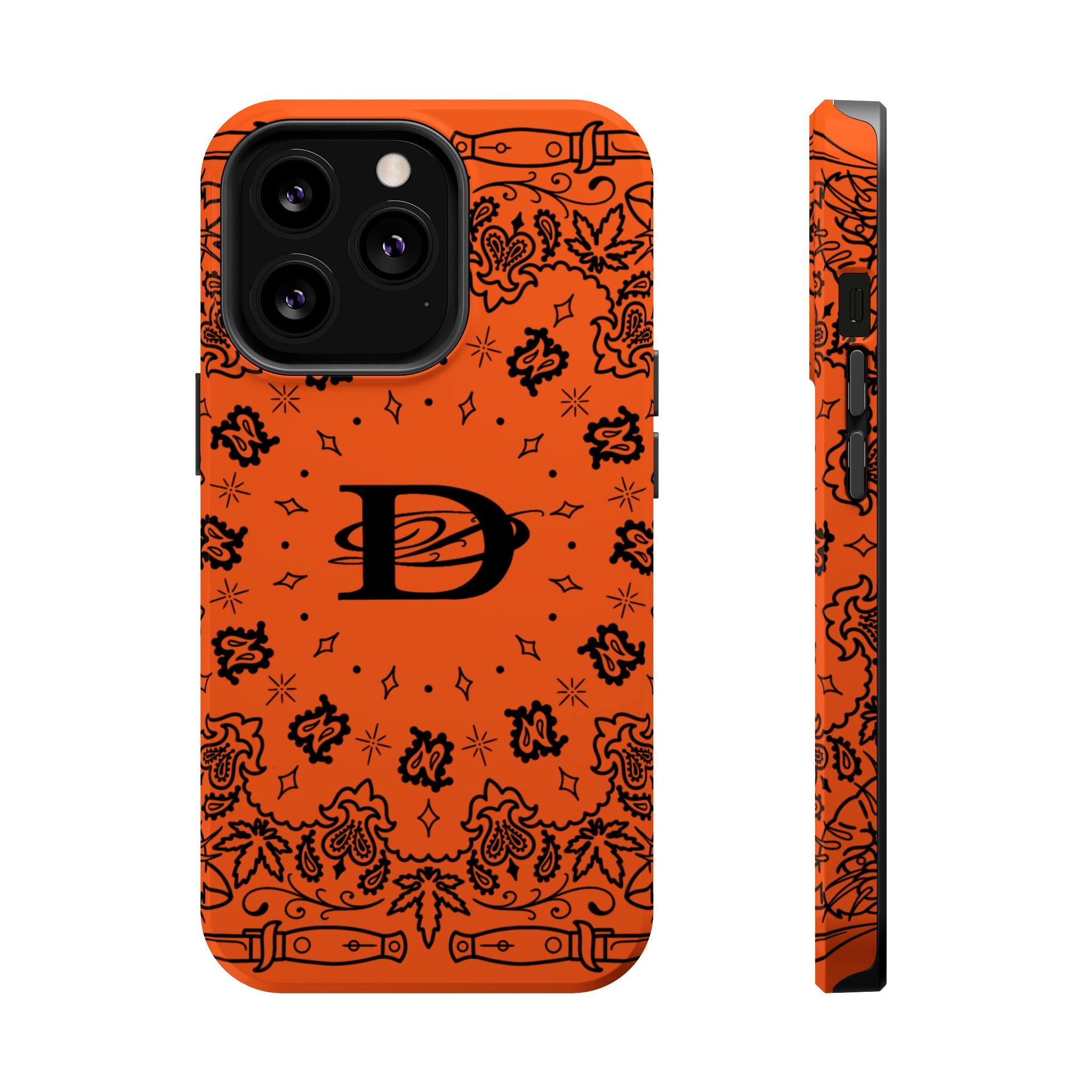 DD Custom Bandana Print Stylish Magnetic Phone Cases for Trendy Protection, Customize Your Style, Personalized Gift, Unique Design
