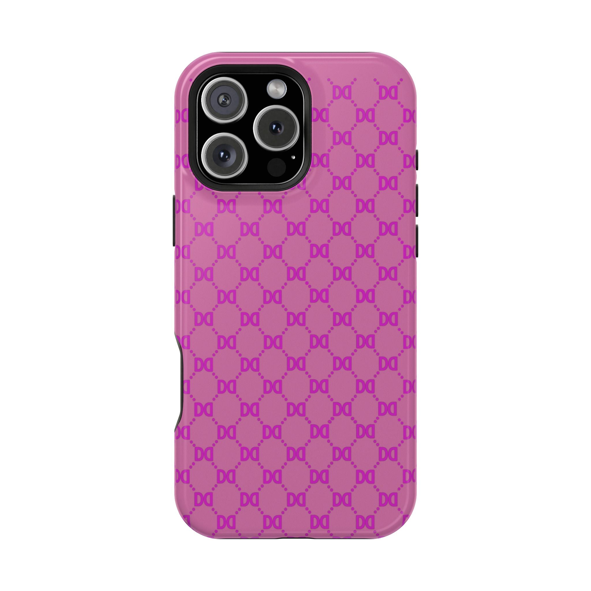 DD Monogram Pattern Magnetic Phone Case