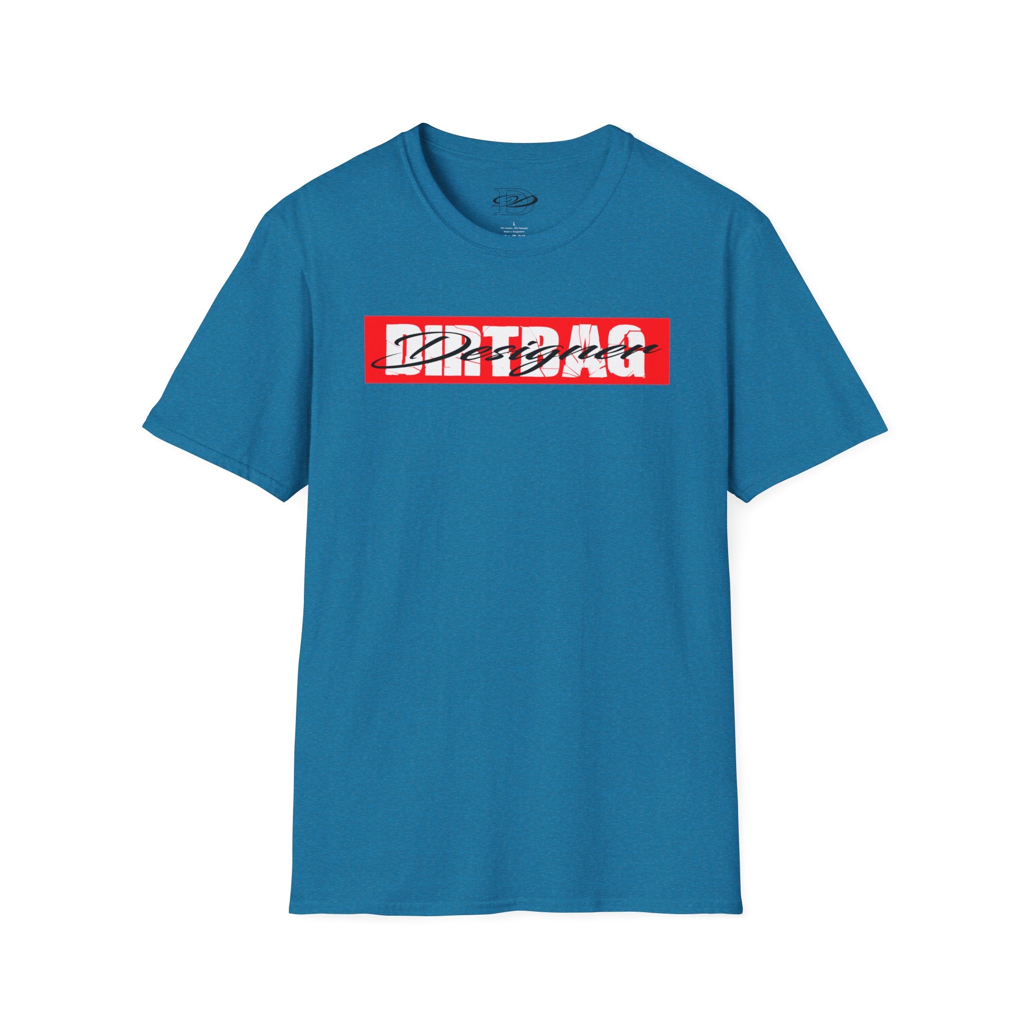 Broken Dirtbag Logo Graphic Unisex Softstyle T-Shirt, Casual Wear, Streetwear, Urban Fashion, Tattoo