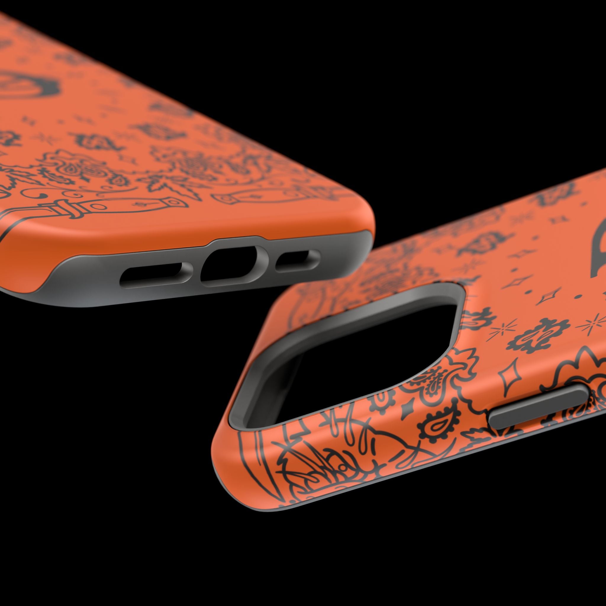 DD Custom Bandana Print Stylish Magnetic Phone Cases for Trendy Protection, Customize Your Style, Personalized Gift, Unique Design