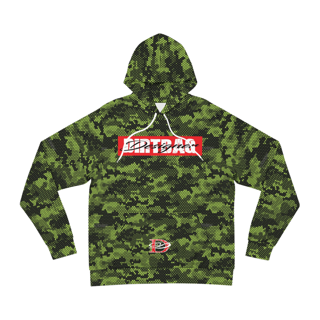 DD Box Logo W/ Climbing Bandana Panther Unisex Lime Green Digital Hexagon Camo Hoodie AOP