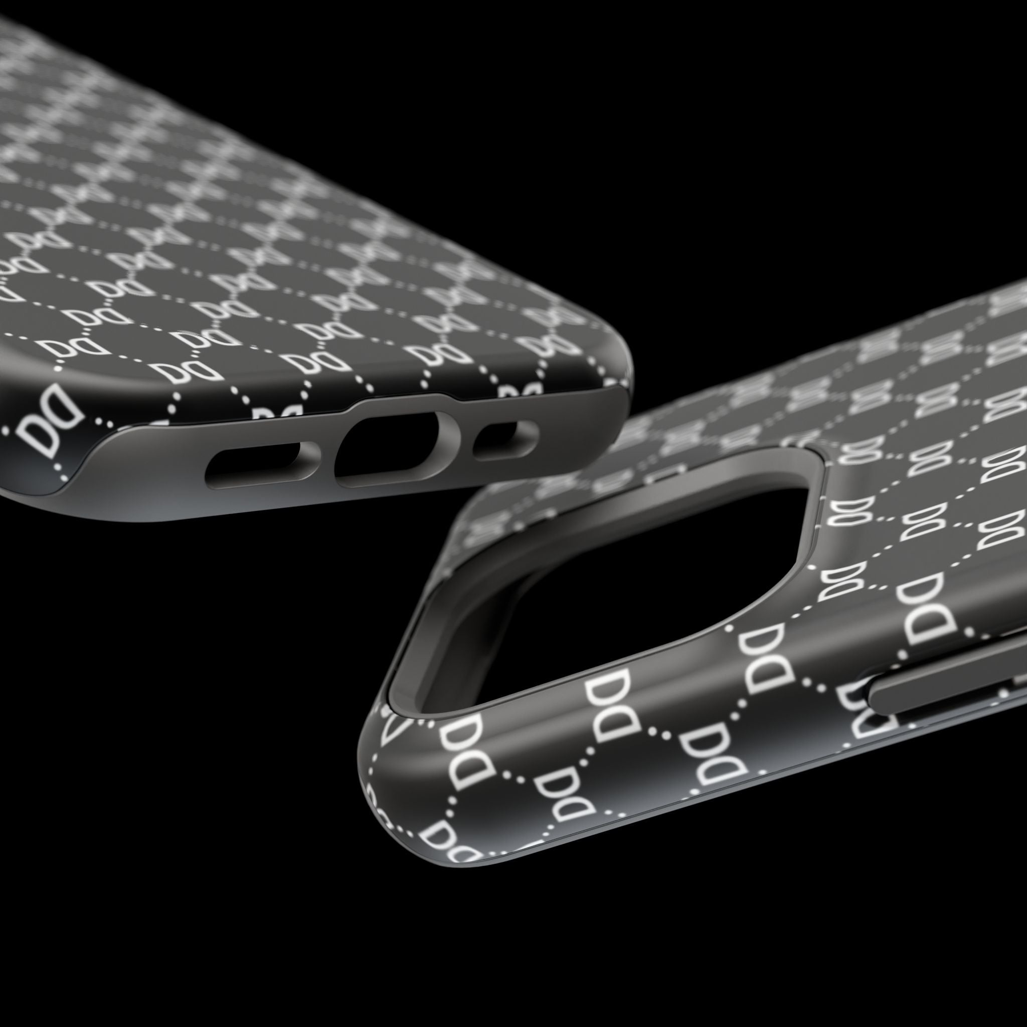 DD Monogram Pattern Magnetic Phone Case