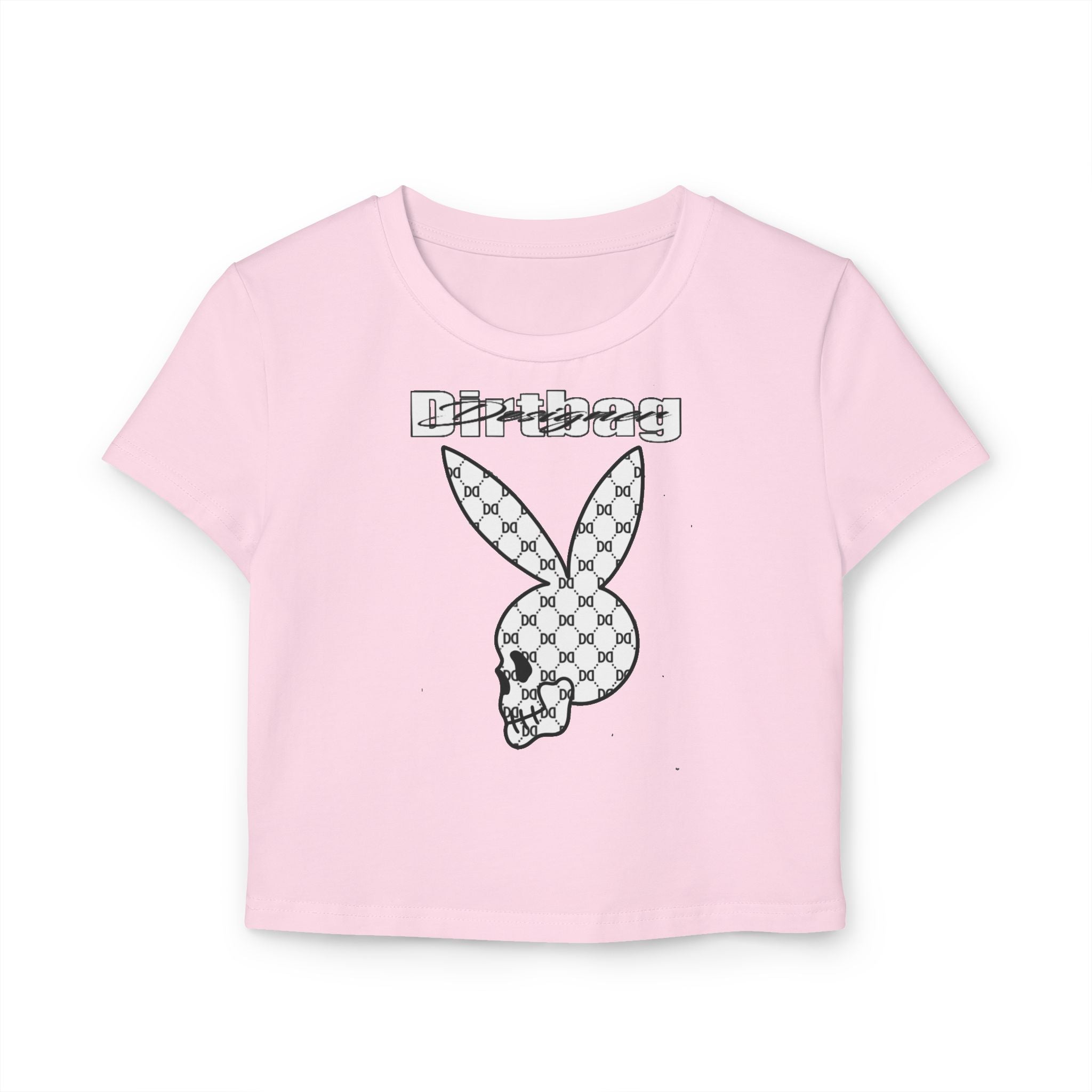 DD Monogram Bunny Skull Women's Baby Tee