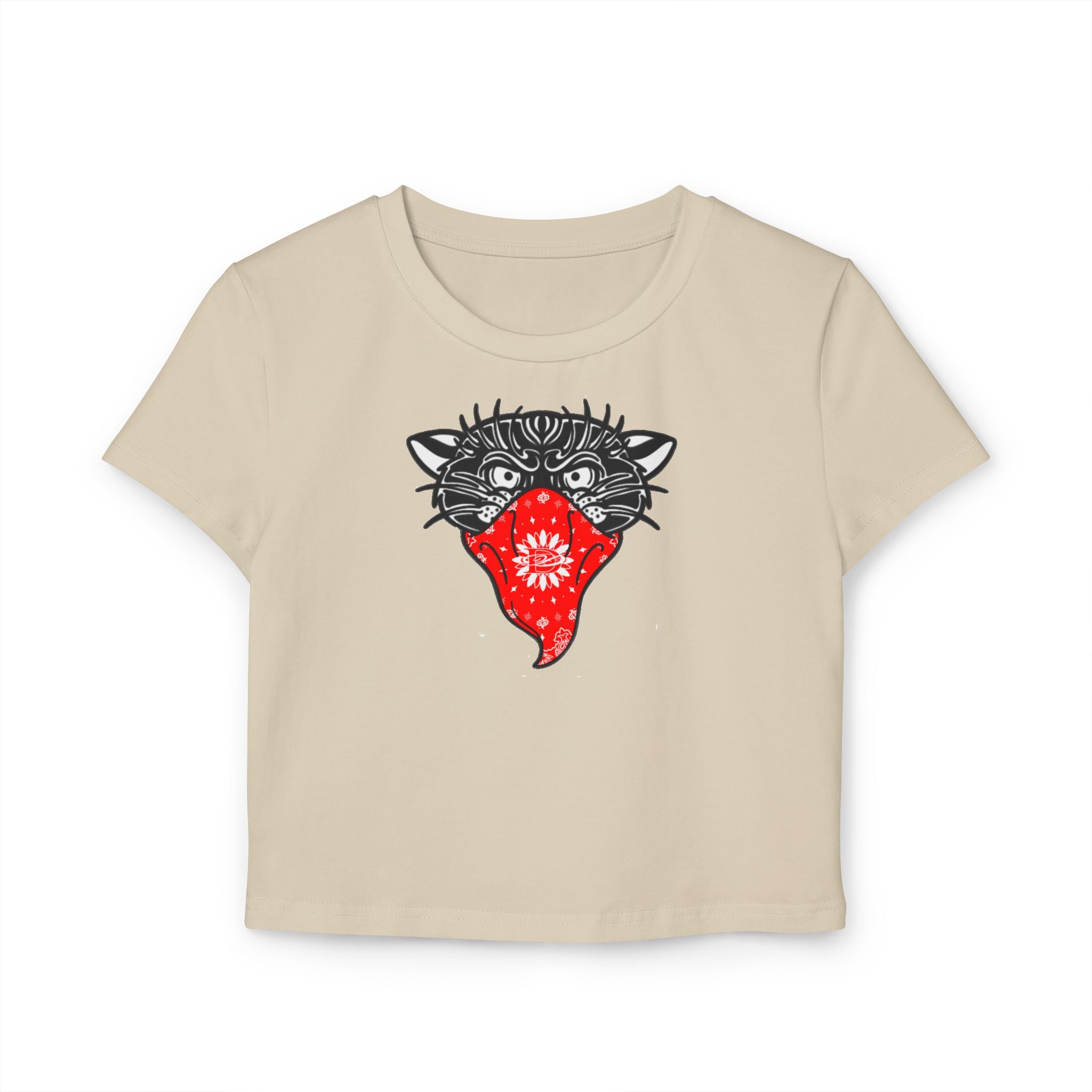 Bandito Panther Baby Tee Crop Top