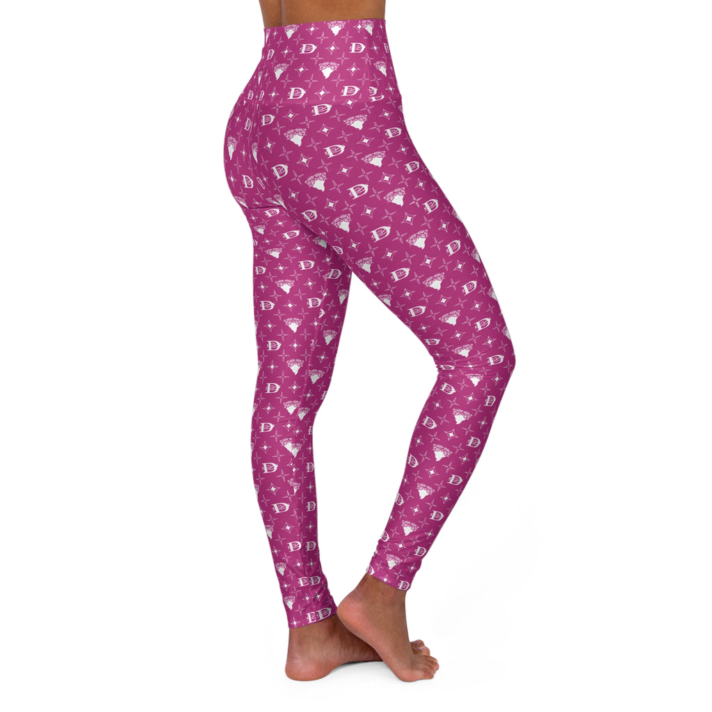 Bandito Panther Custom Monogram High Waisted Leggings AOP