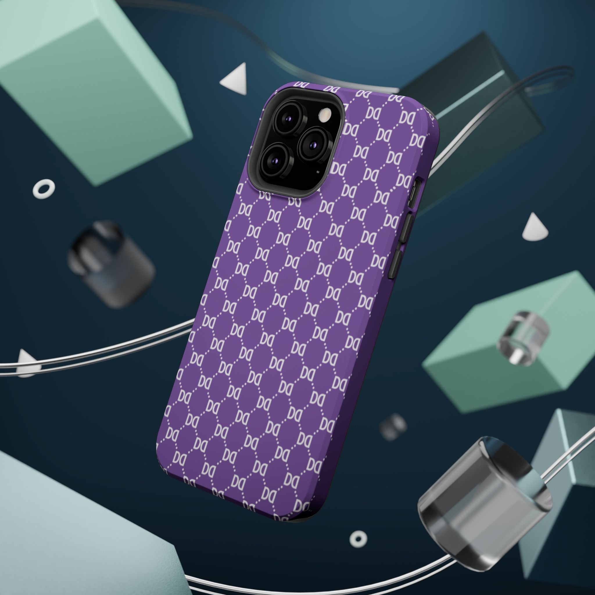 DD Monogram Pattern Magnetic Phone Case