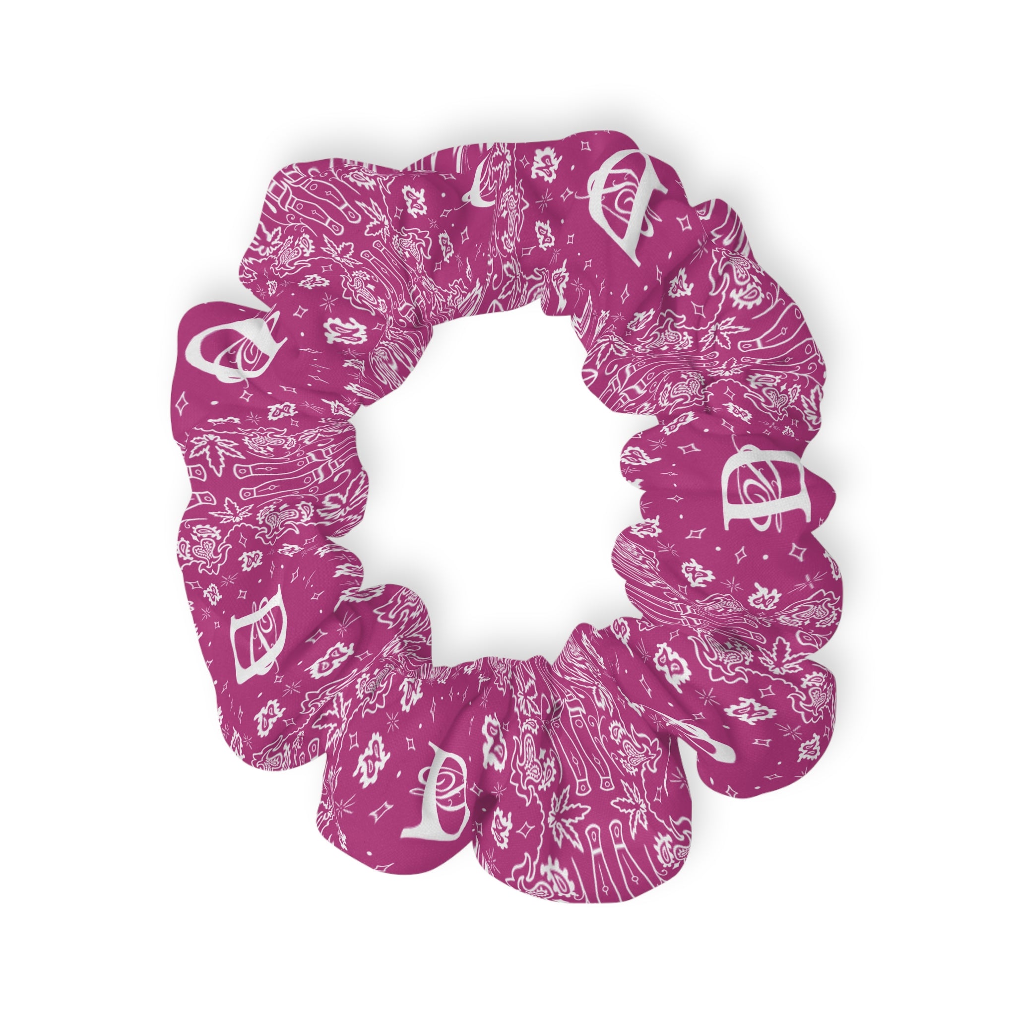 DD Custom Bandana Print Scrunchie AOP