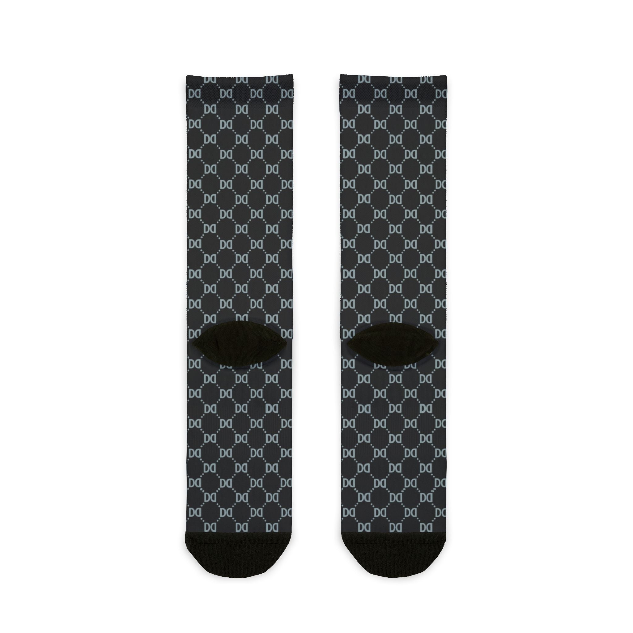 DD Monogram Crew Socks | Unisex, Streetwear, Tattoo, Designer, Fashion