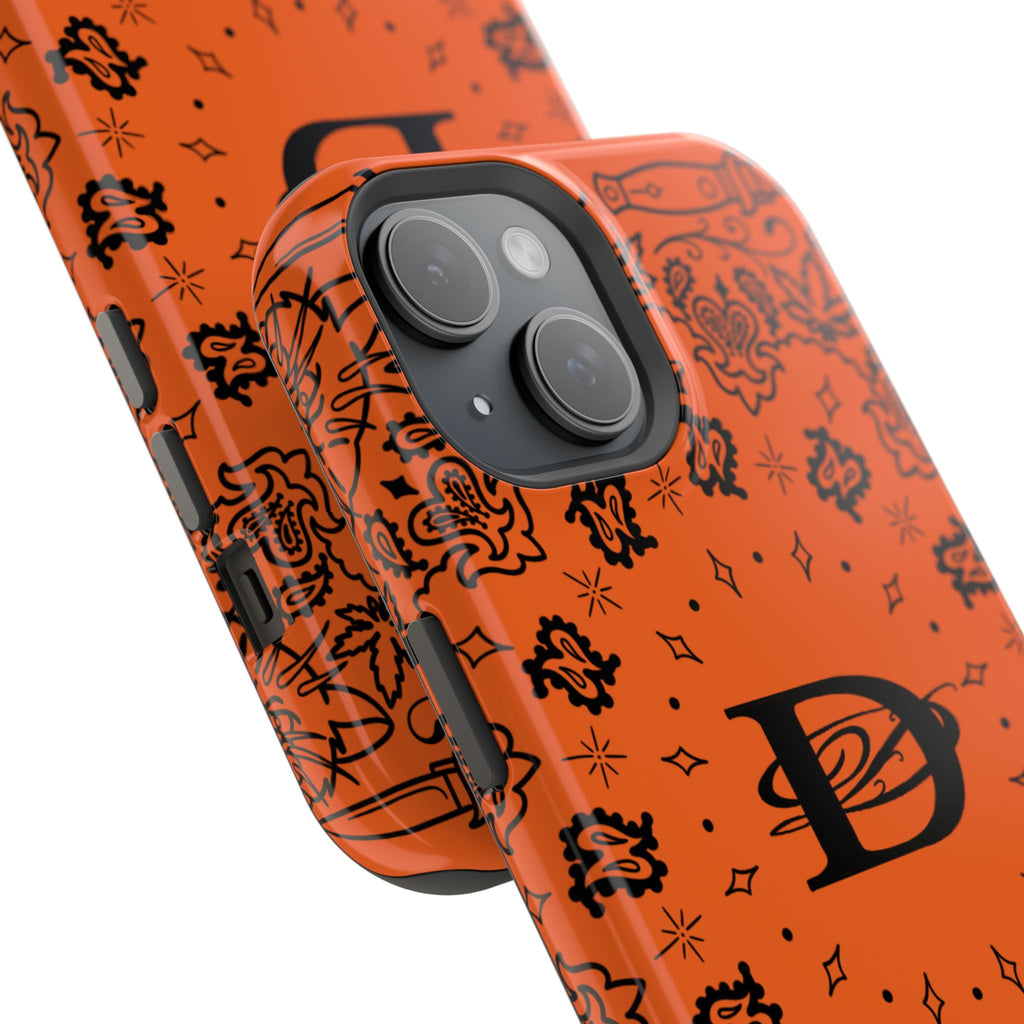 DD Custom Bandana Print Stylish Magnetic Phone Cases for Trendy Protection, Customize Your Style, Personalized Gift, Unique Design