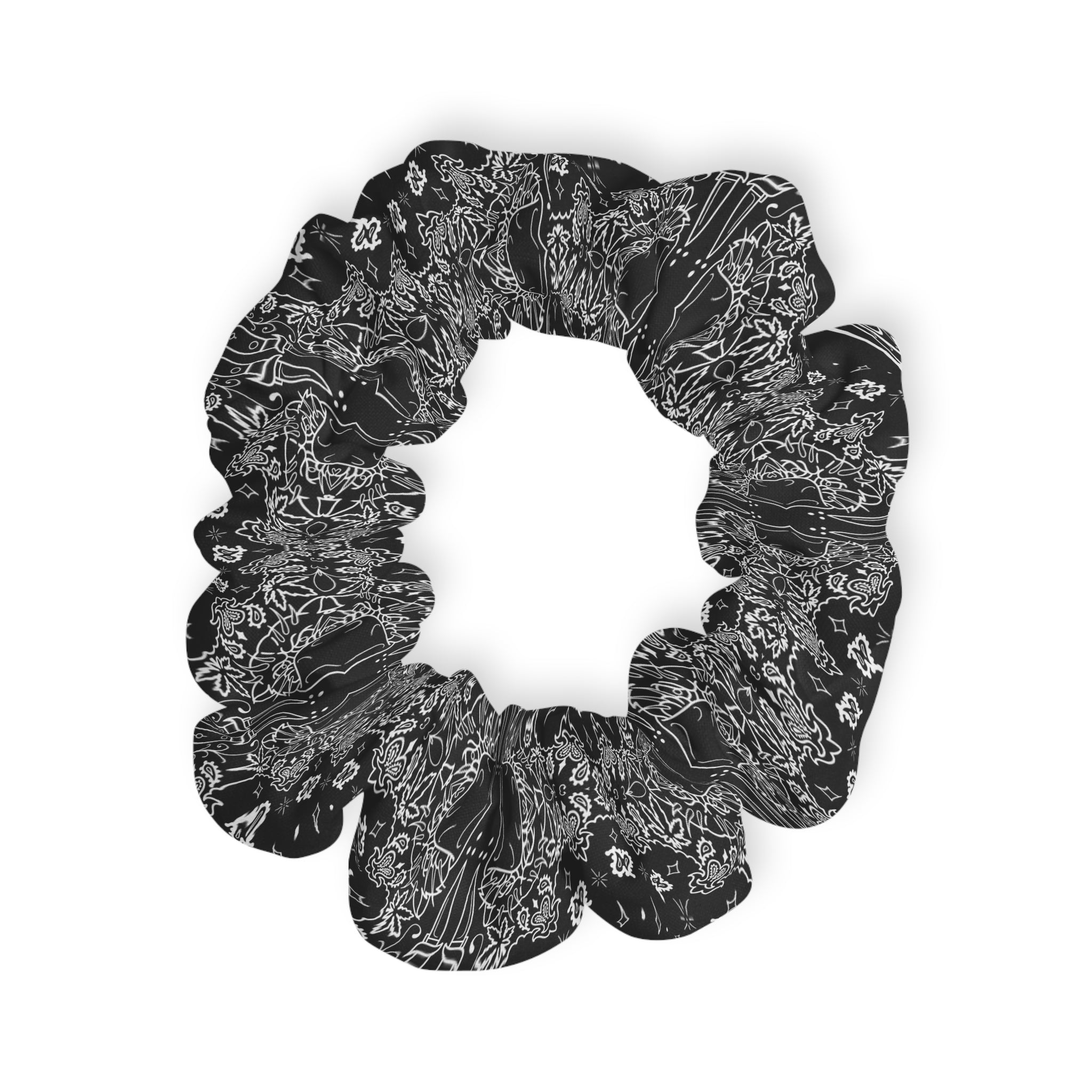 DD Custom Bandana Print Scrunchie AOP