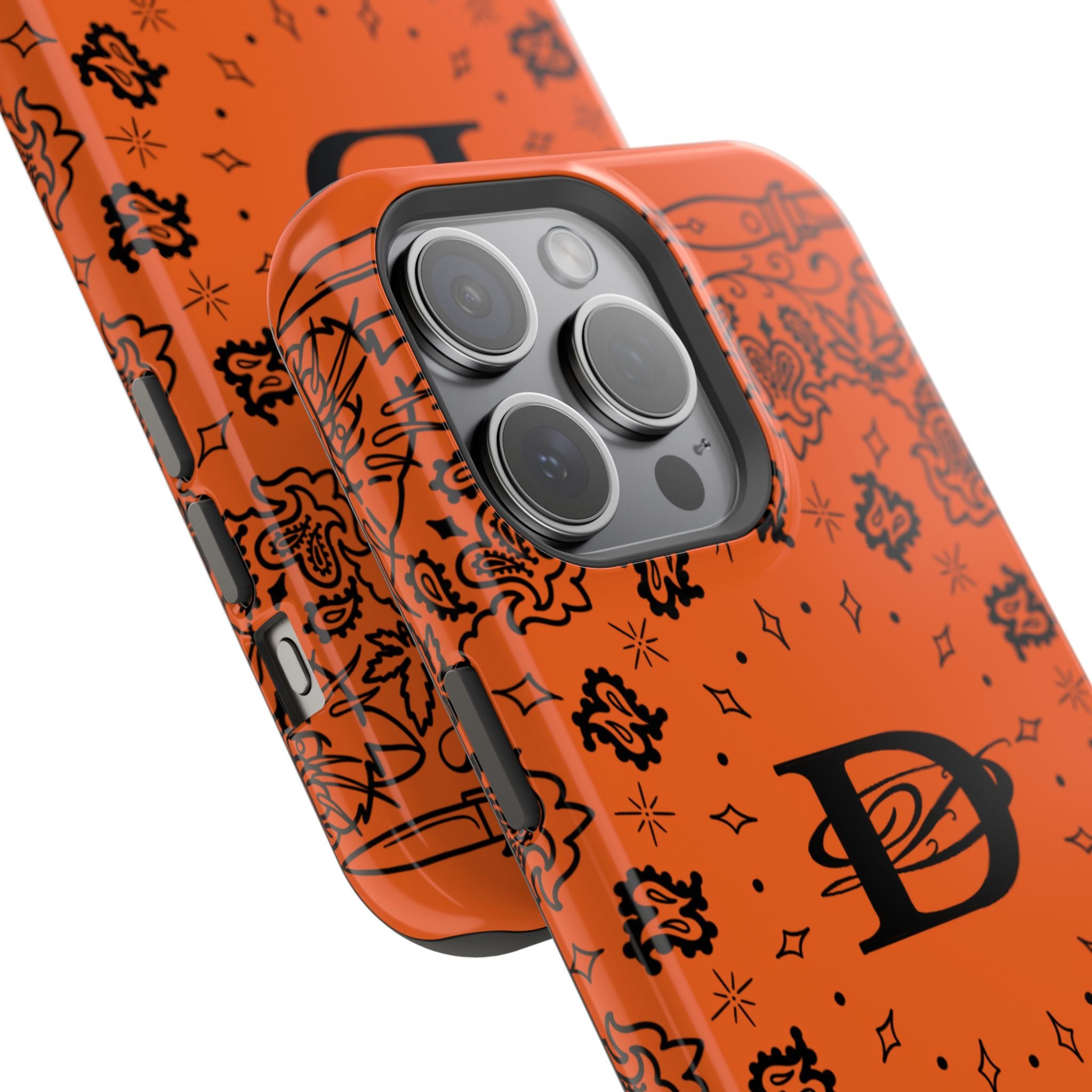 DD Custom Bandana Print Stylish Magnetic Phone Cases for Trendy Protection, Customize Your Style, Personalized Gift, Unique Design