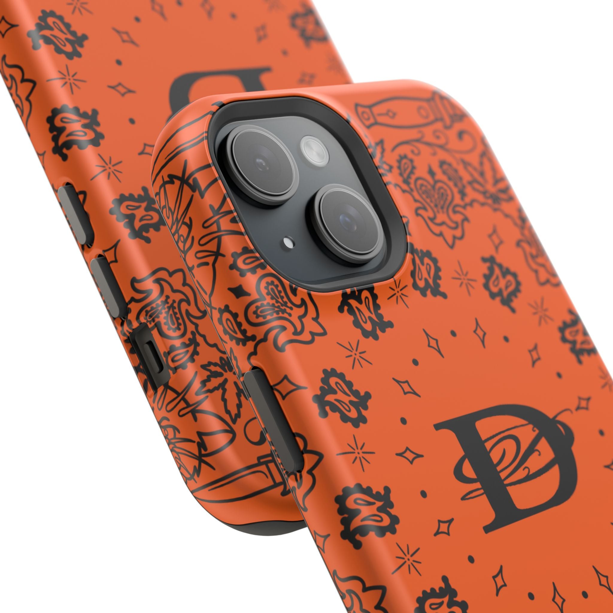 DD Custom Bandana Print Stylish Magnetic Phone Cases for Trendy Protection, Customize Your Style, Personalized Gift, Unique Design