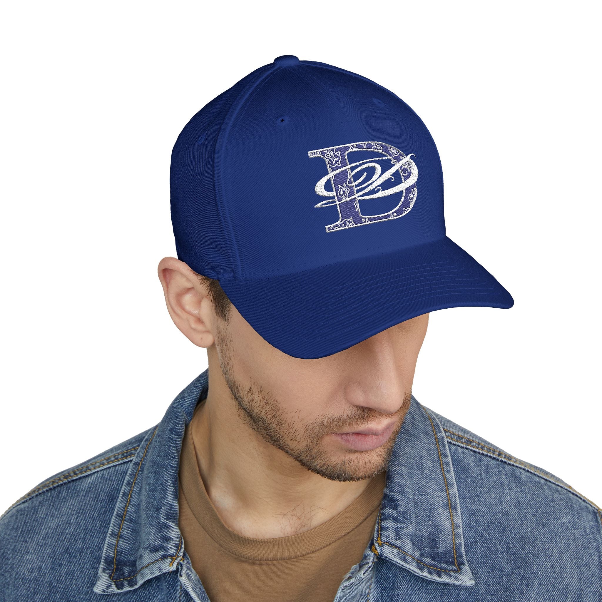 DD Bandana Logo Embroidered Closed Back Stretch Fit Cap