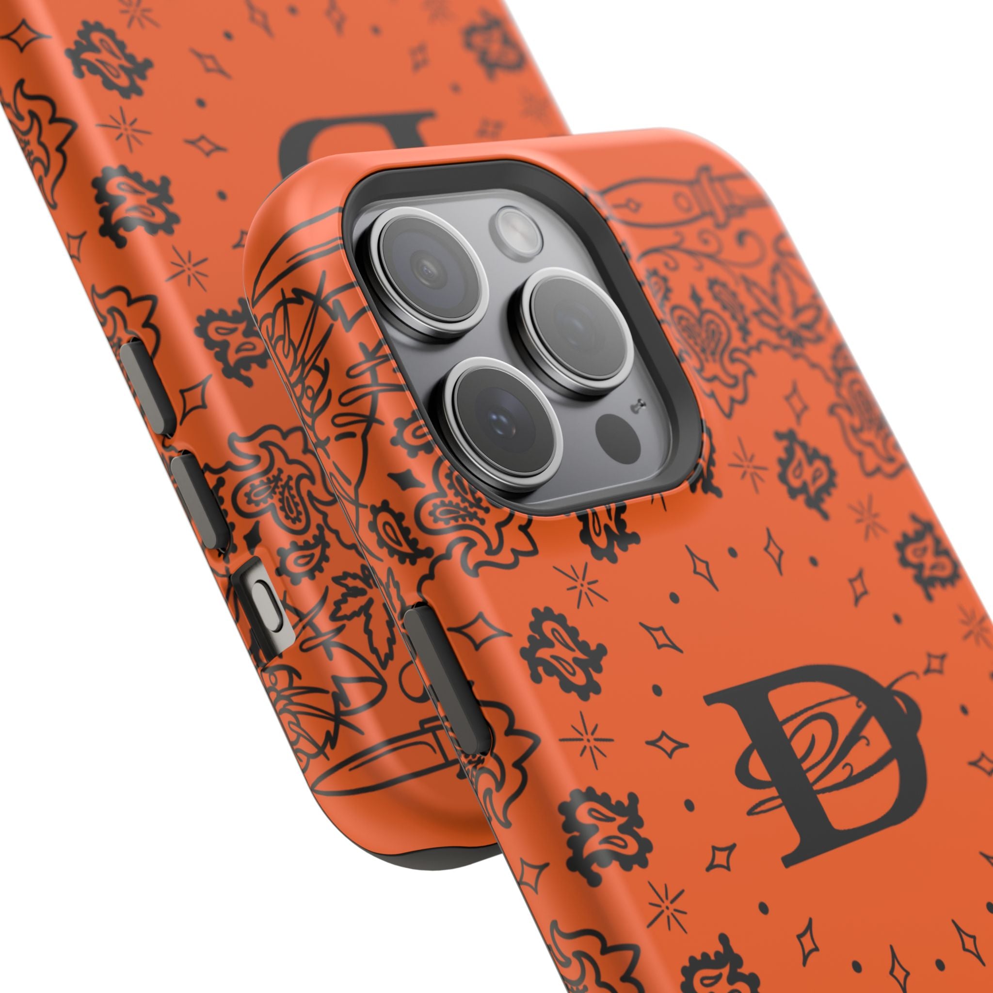 DD Custom Bandana Print Stylish Magnetic Phone Cases for Trendy Protection, Customize Your Style, Personalized Gift, Unique Design