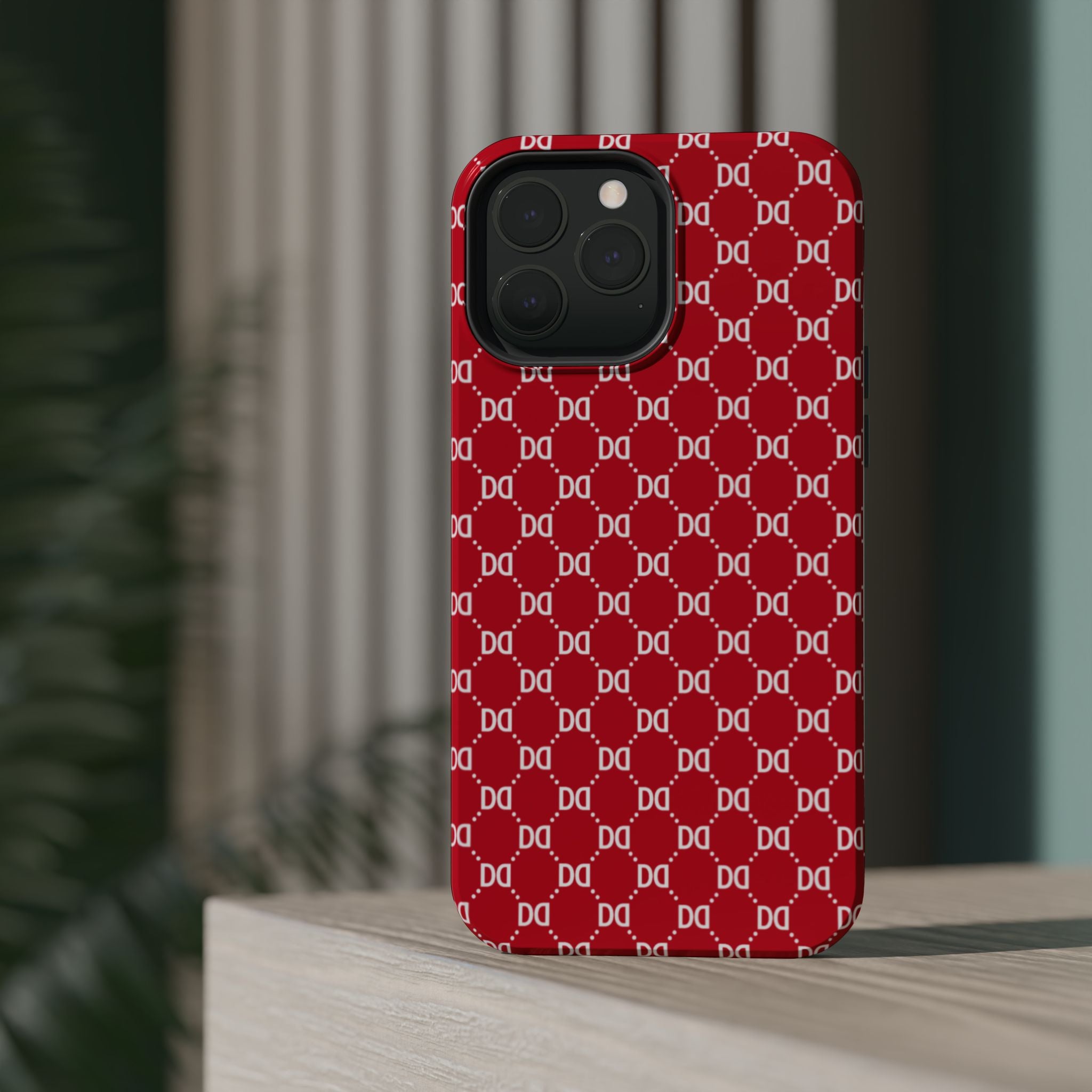 DD Monogram Pattern Magnetic Phone Case