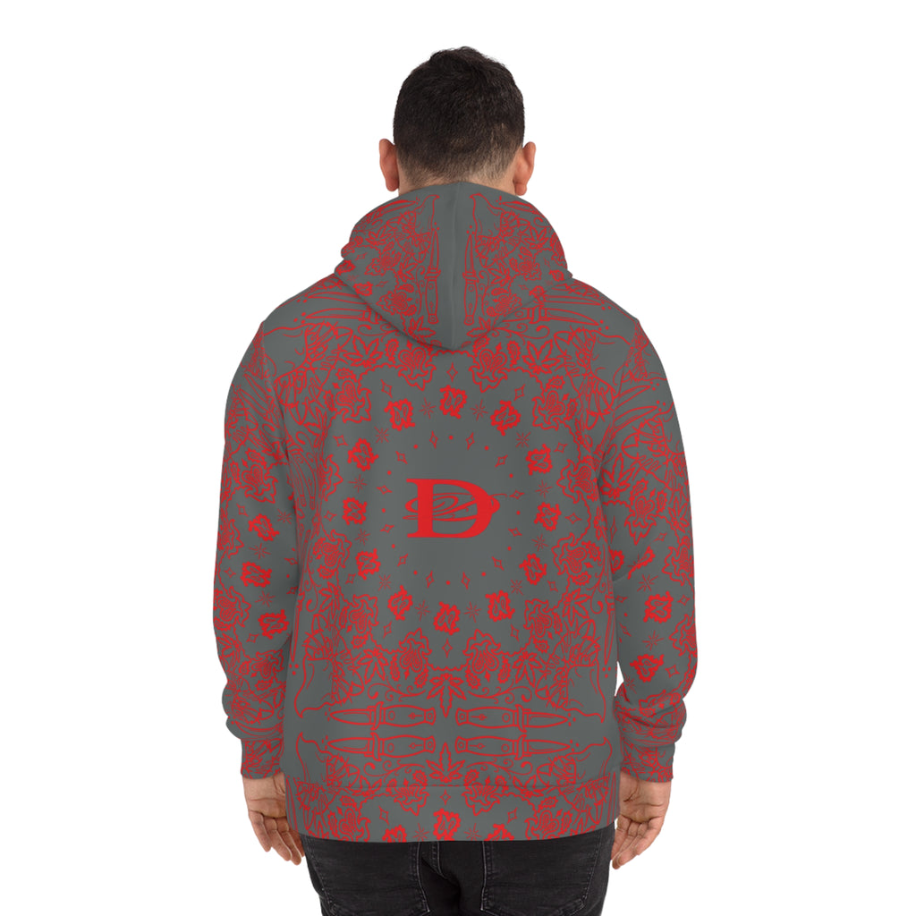 DD Custom Bandana Print Unisex Hoodie AOP