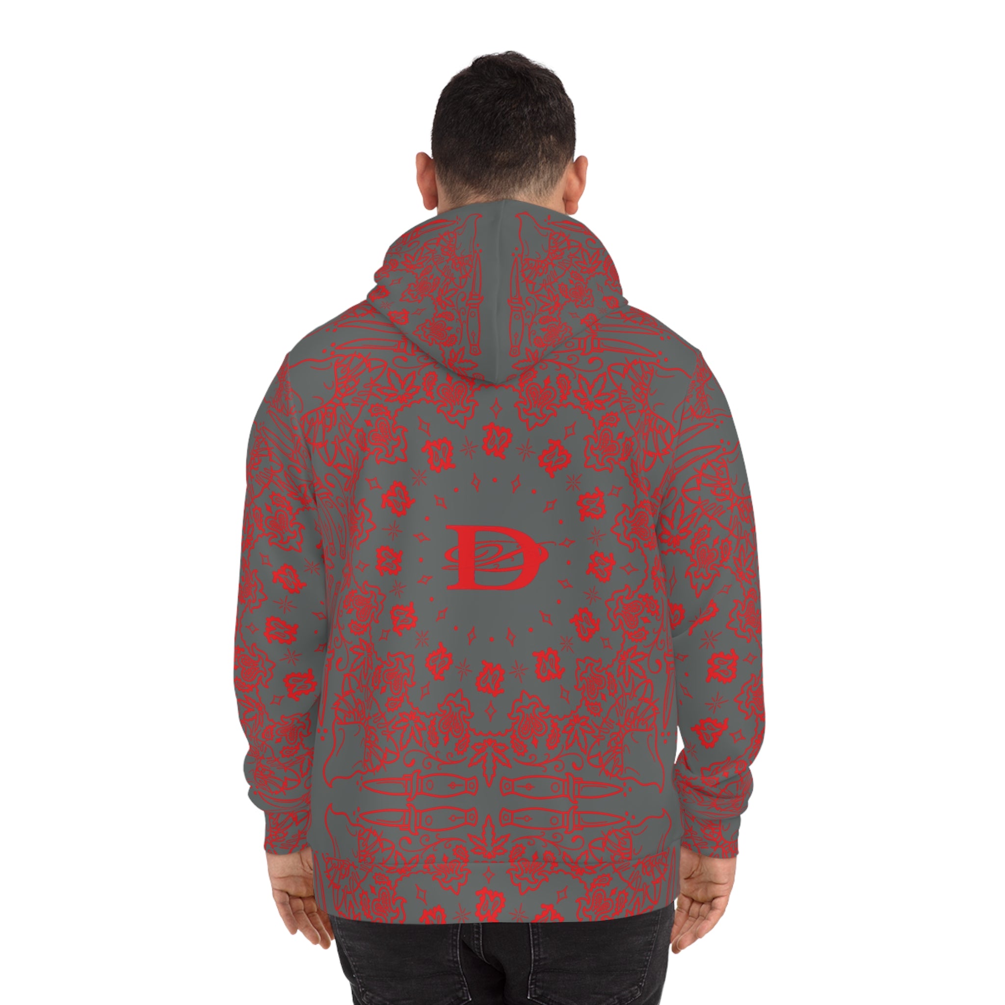DD Custom Bandana Print Unisex Hoodie AOP