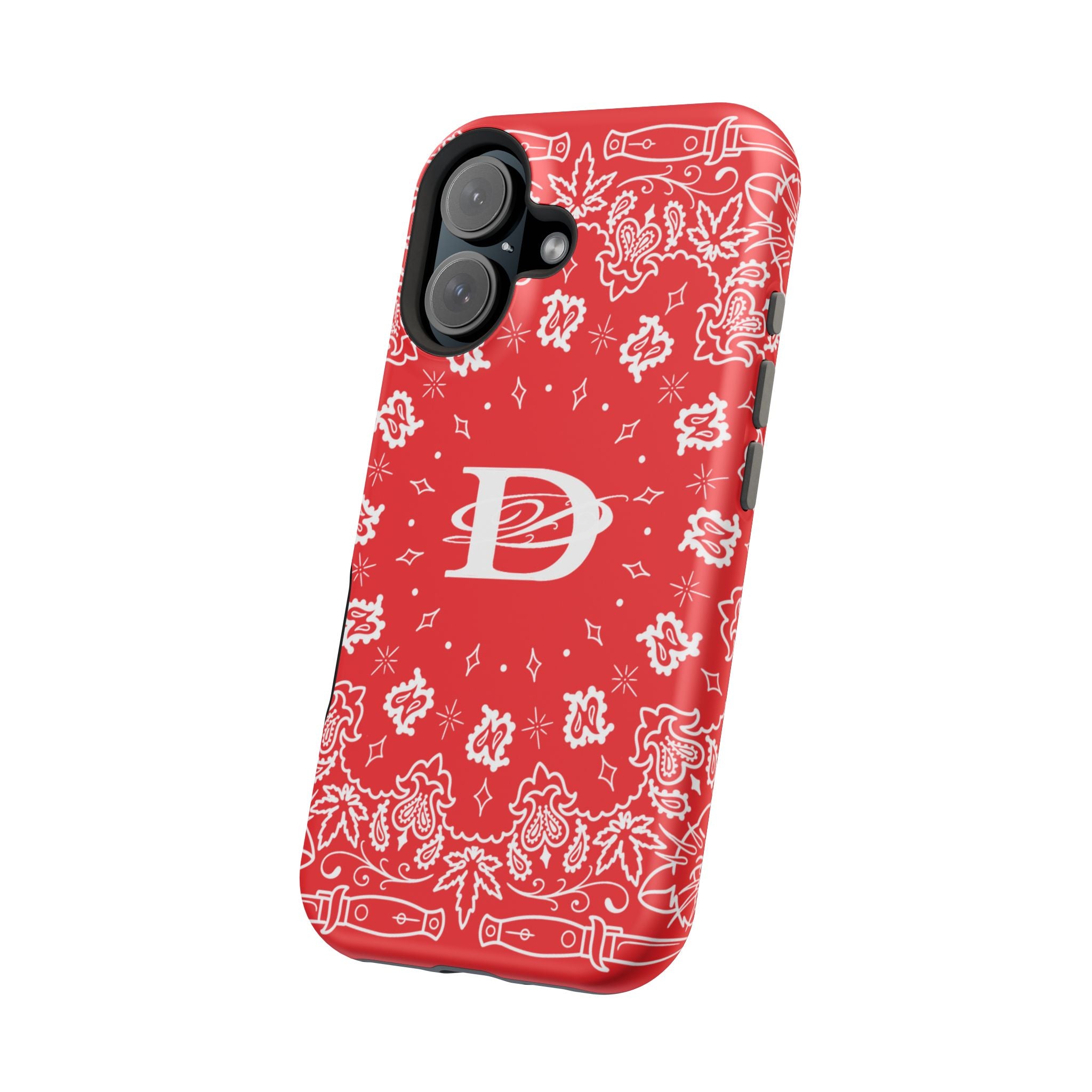 DD Custom Bandana Print Magnetic iPhone Case