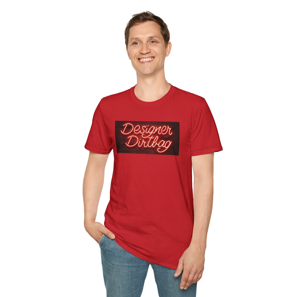 DD Neon Sign Softstyle Unisex T-Shirt