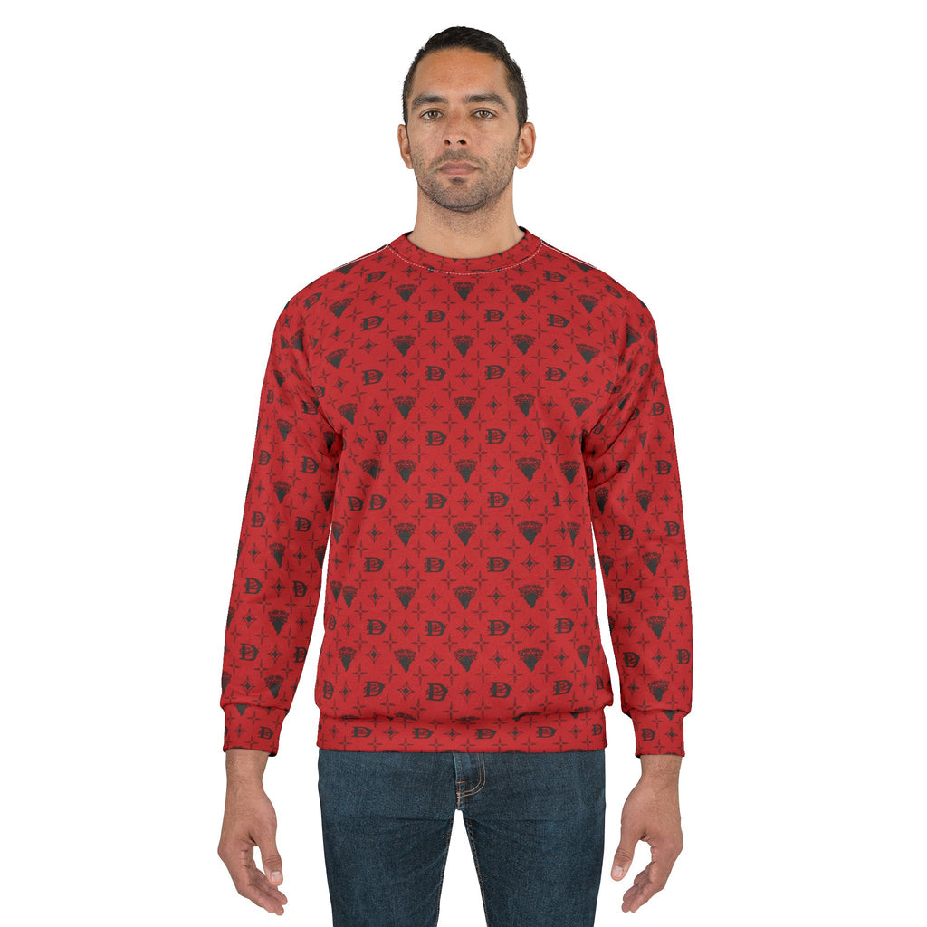 Bandito Panther Custom Monogram Print Unisex Sweatshirt AOP