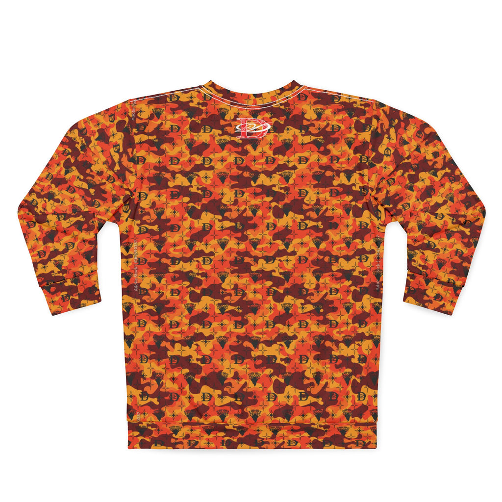 Bandito Panther Custom Monogram Print Camo Unisex Sweatshirt AOP