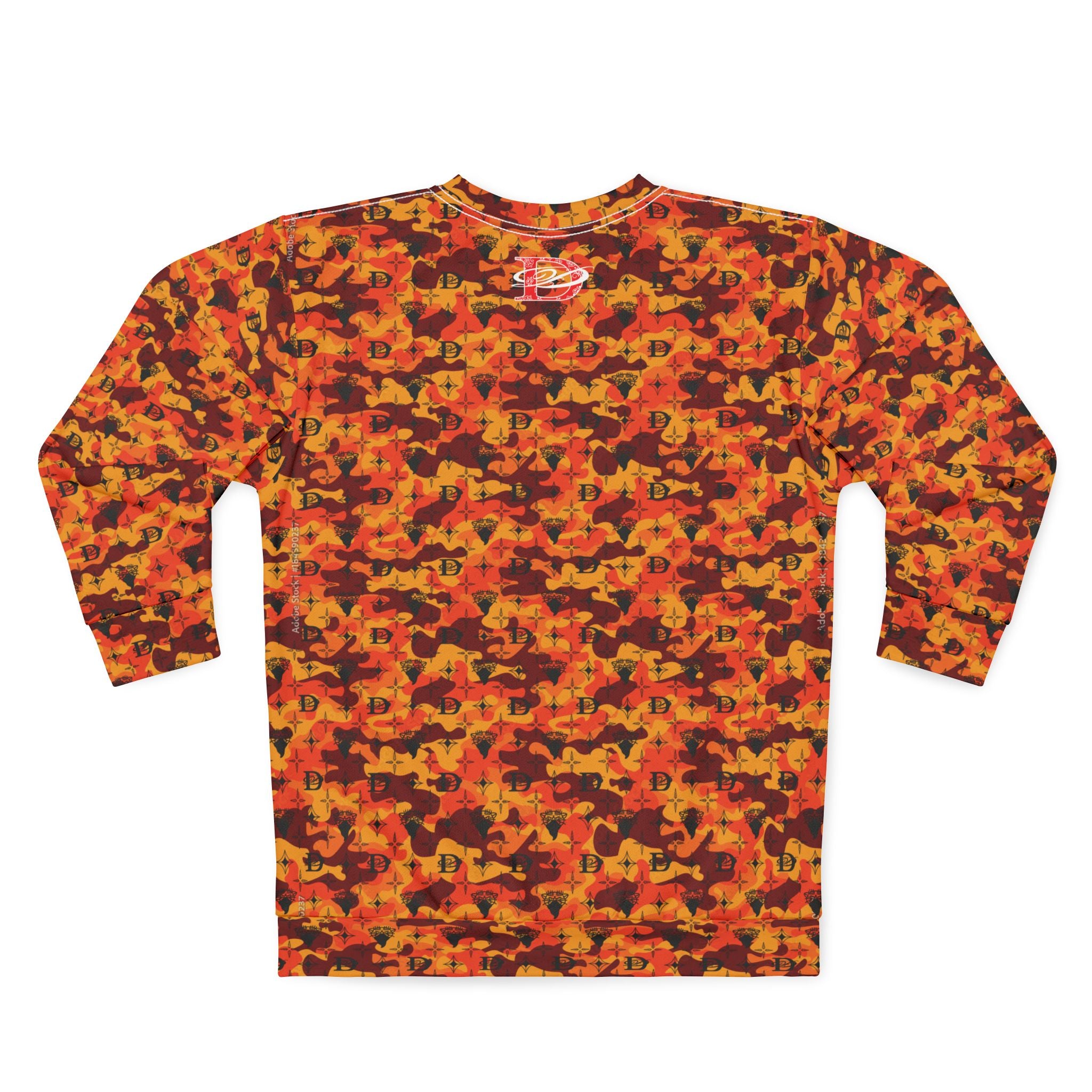 Bandito Panther Custom Monogram Print Camo Unisex Sweatshirt AOP