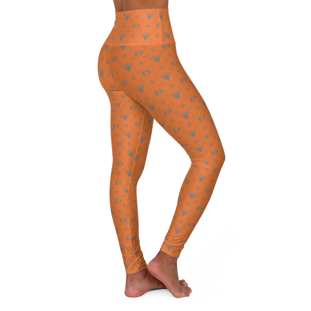 Bandito Panther Custom Monogram Print High Waisted Leggings AOP