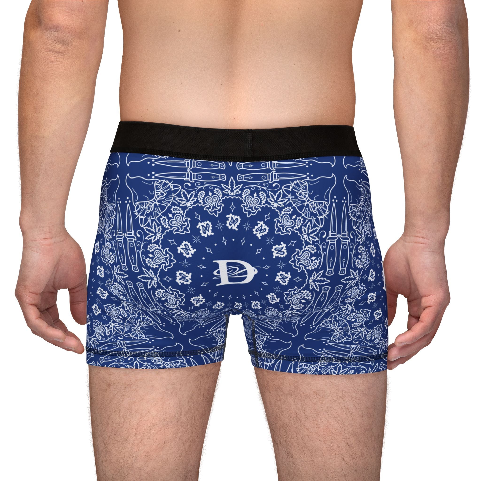 DD Custom Bandana Print Men's Boxers AOP