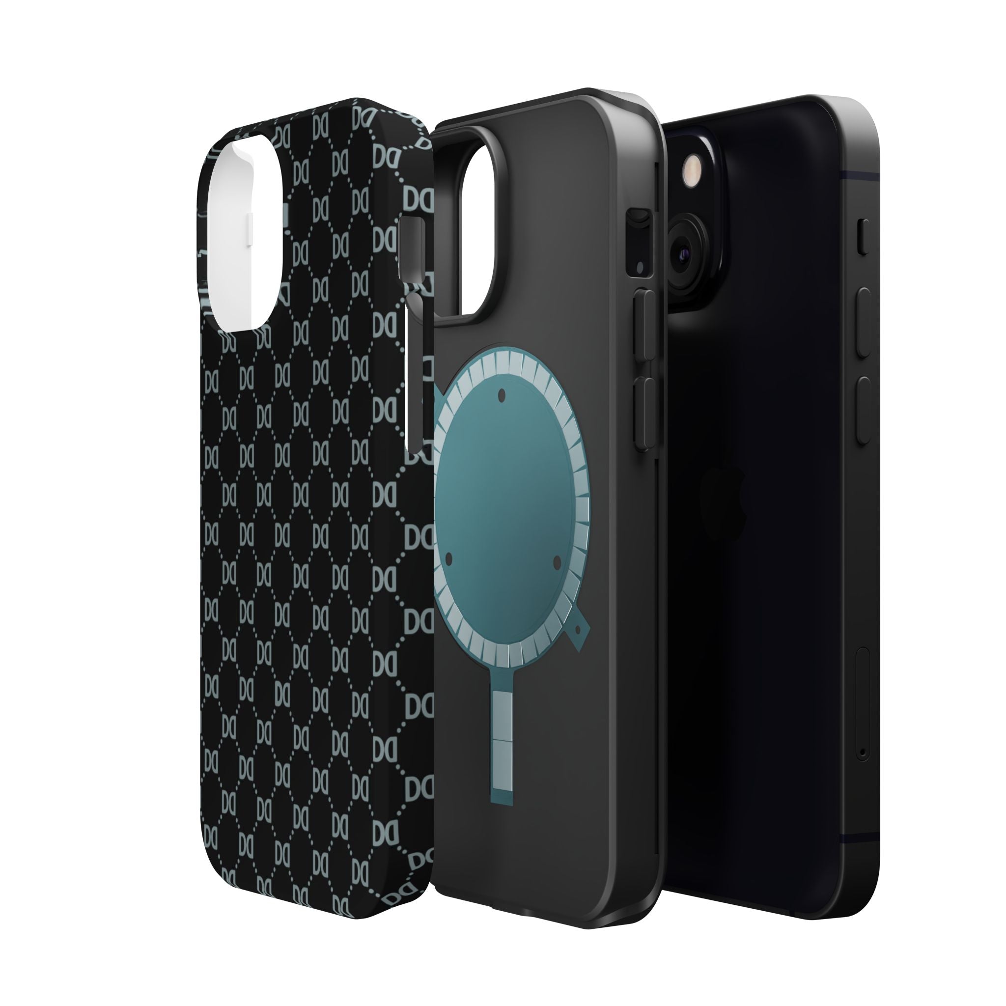 DD Monogram Pattern Magnetic Phone Case