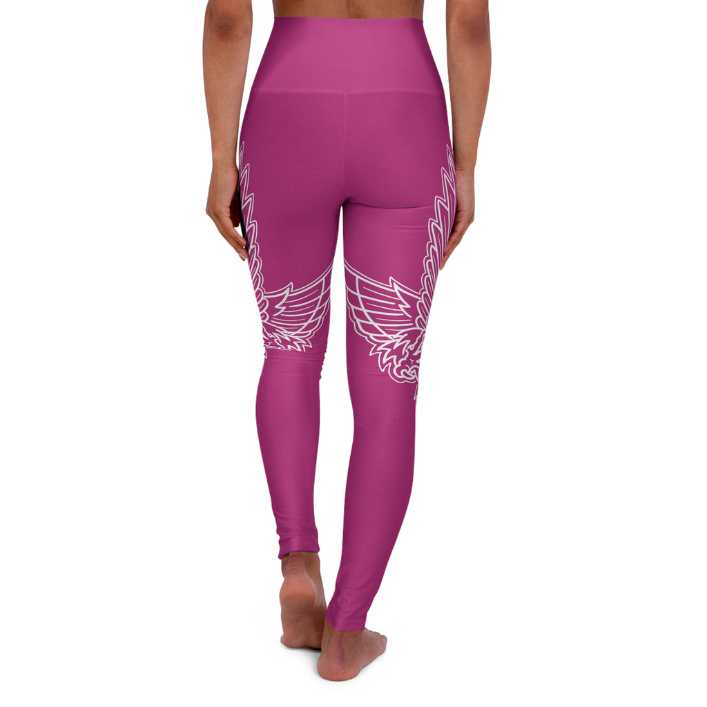 Diving Eagle Women's High Waisted Leggings AOP