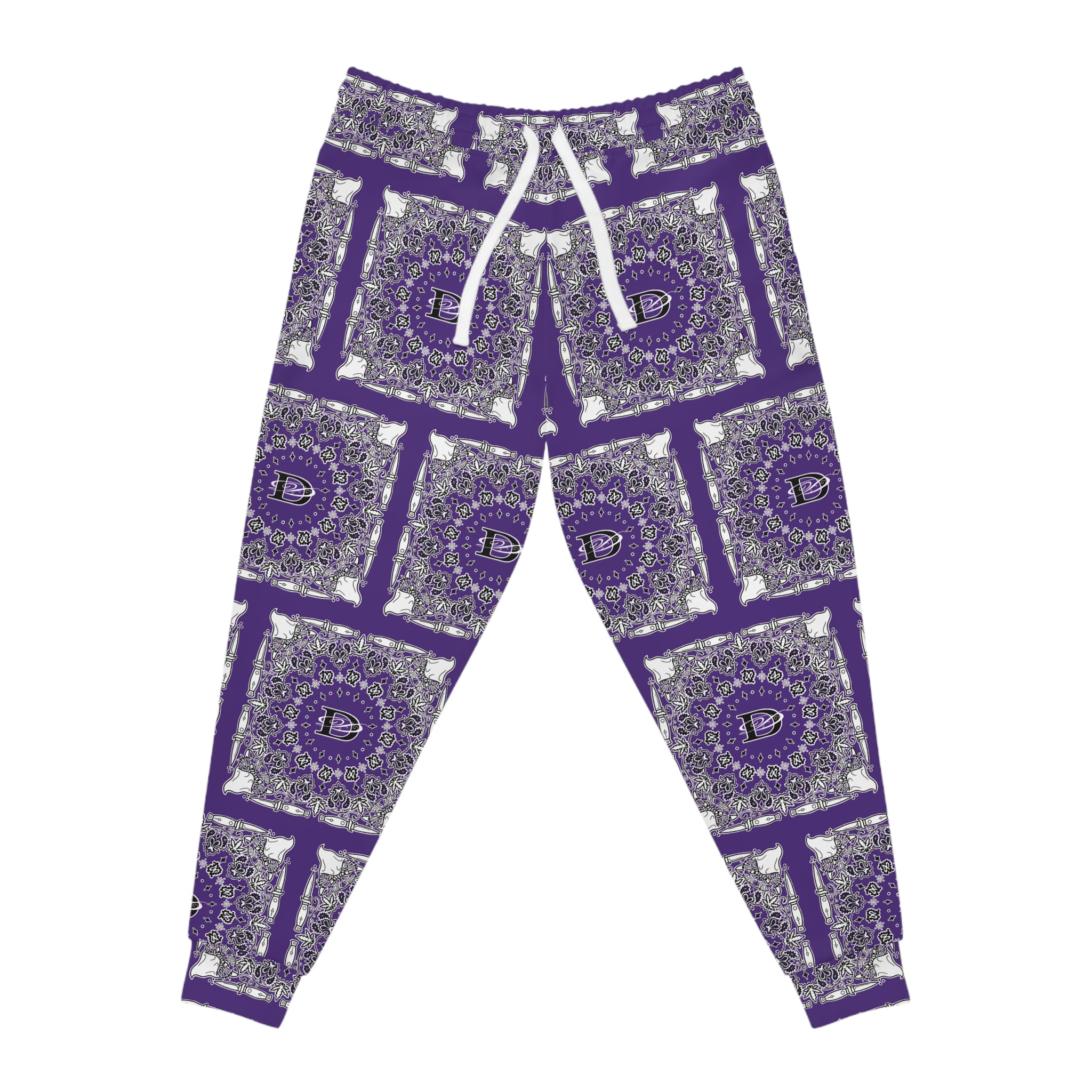 DD Custom Bandana Print Joggers AOP