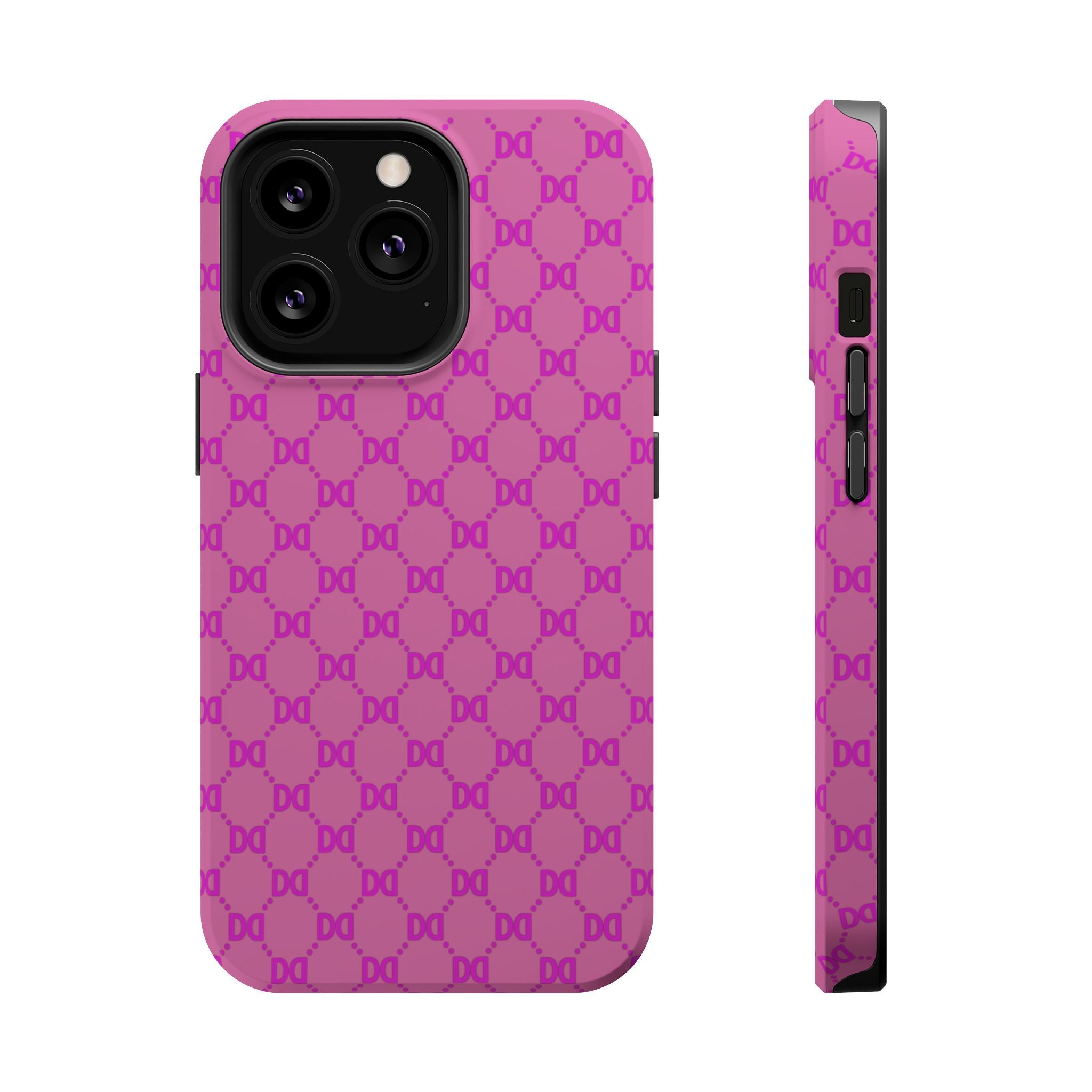 DD Monogram Pattern Magnetic Phone Case