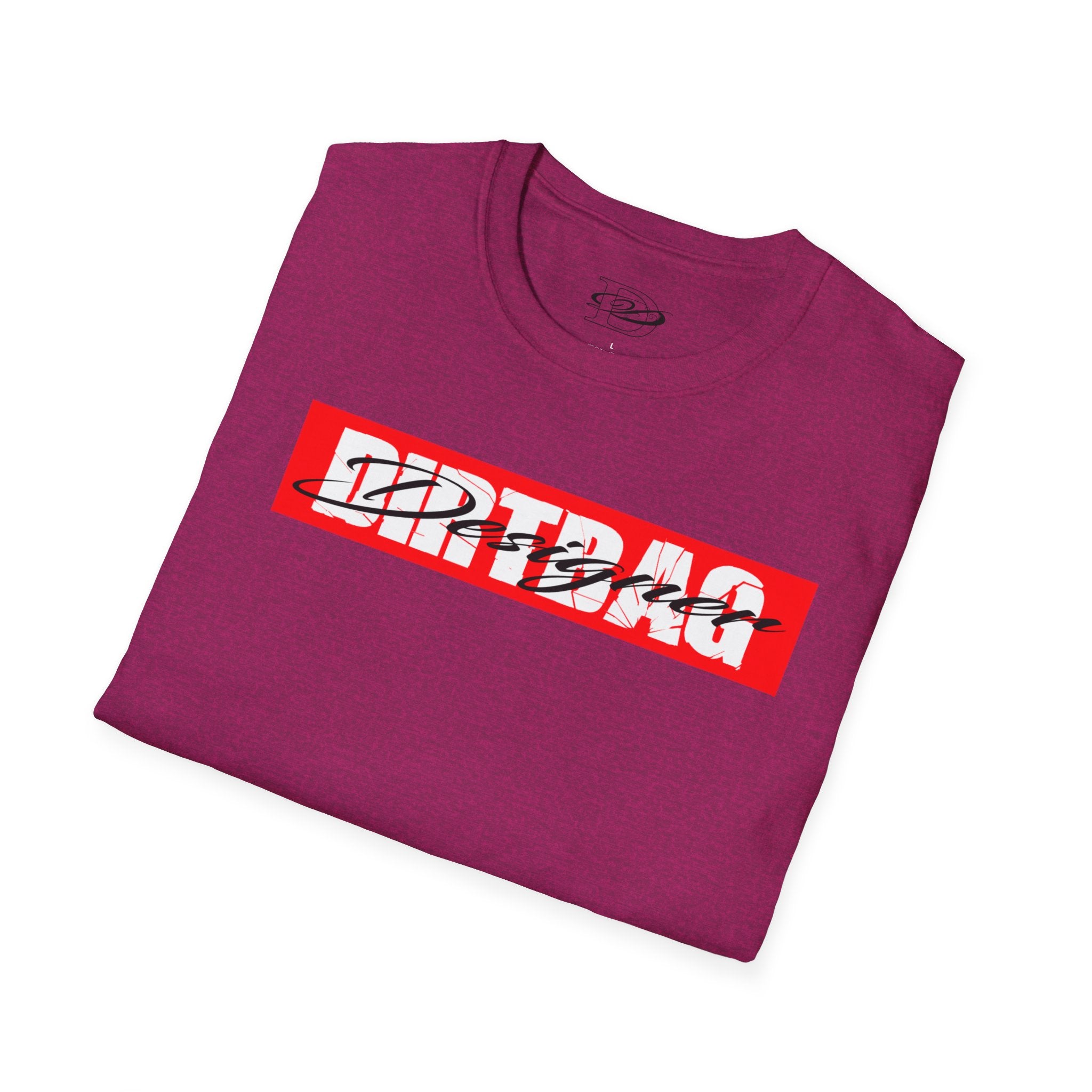 Broken Dirtbag Logo Graphic Unisex Softstyle T-Shirt, Casual Wear, Streetwear, Urban Fashion, Tattoo