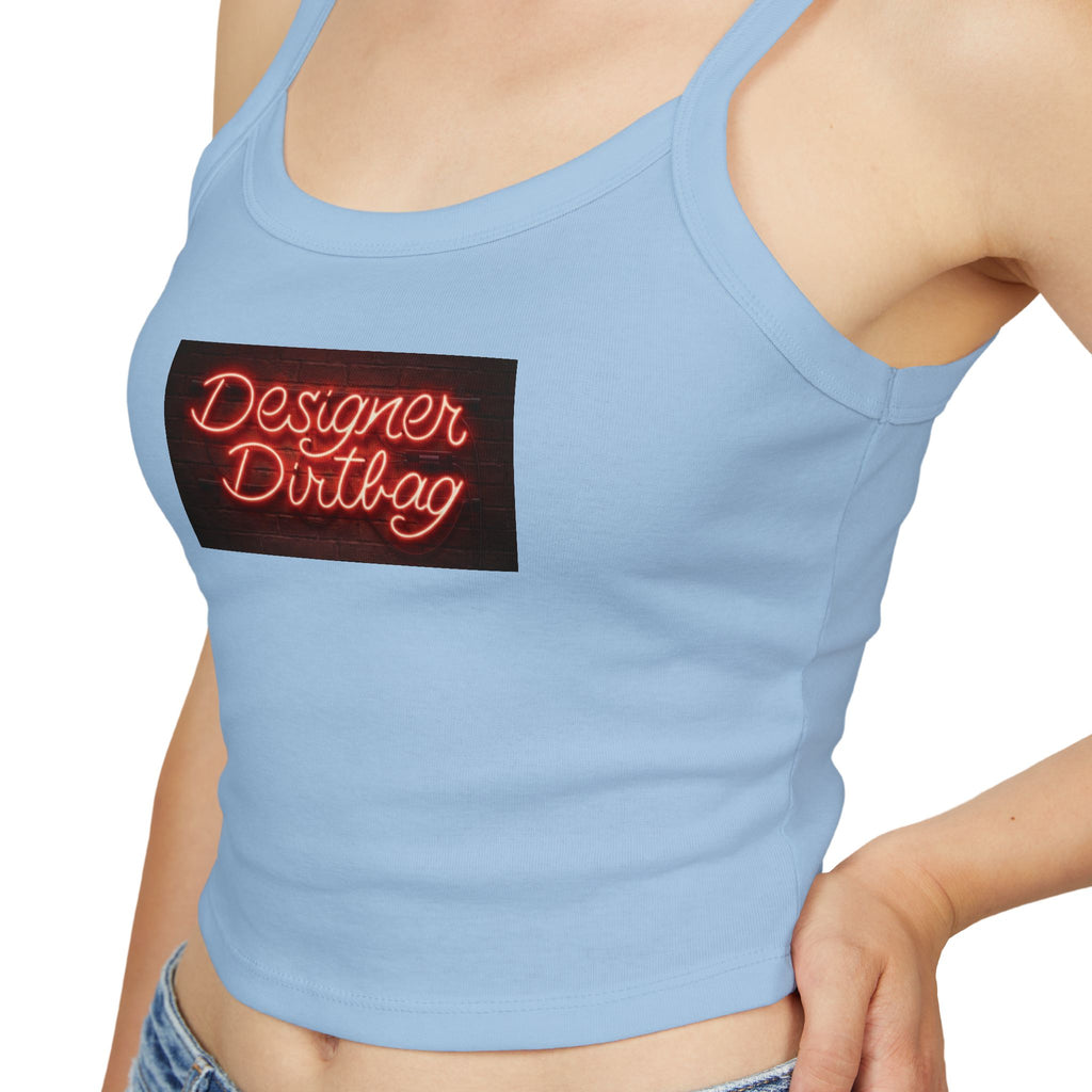 Neon Sign Graphic Spaghetti Strap Woman's Tank Top