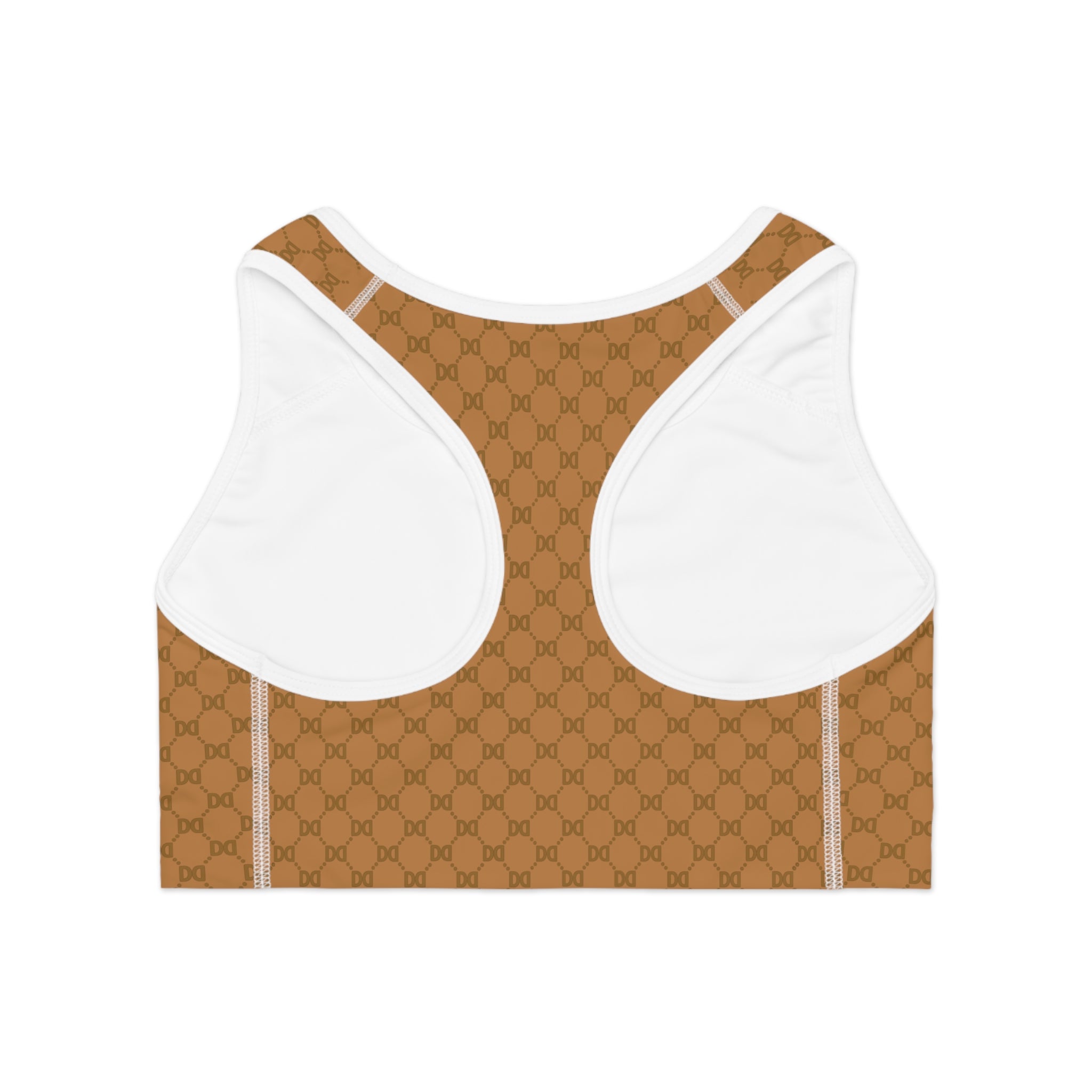 DD Monogram Pattern Sports Bra