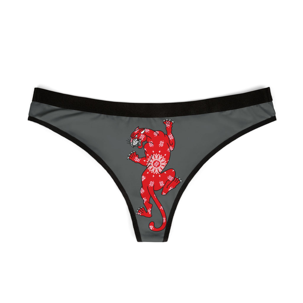 Climbing Panther w/Bandana Women's Thong Underwear | Underwear, Tattoo, Streetwear, Designer, Fashion