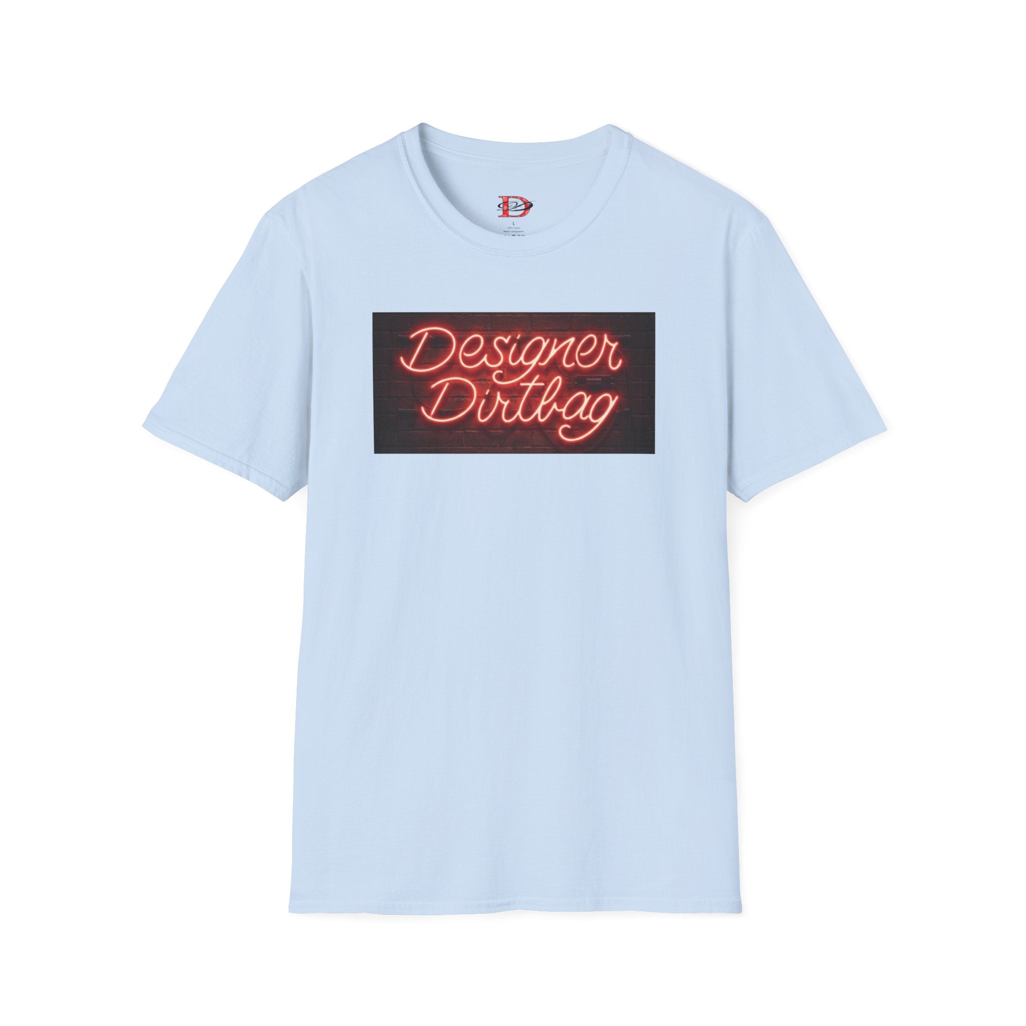 DD Neon Sign Softstyle Unisex T-Shirt