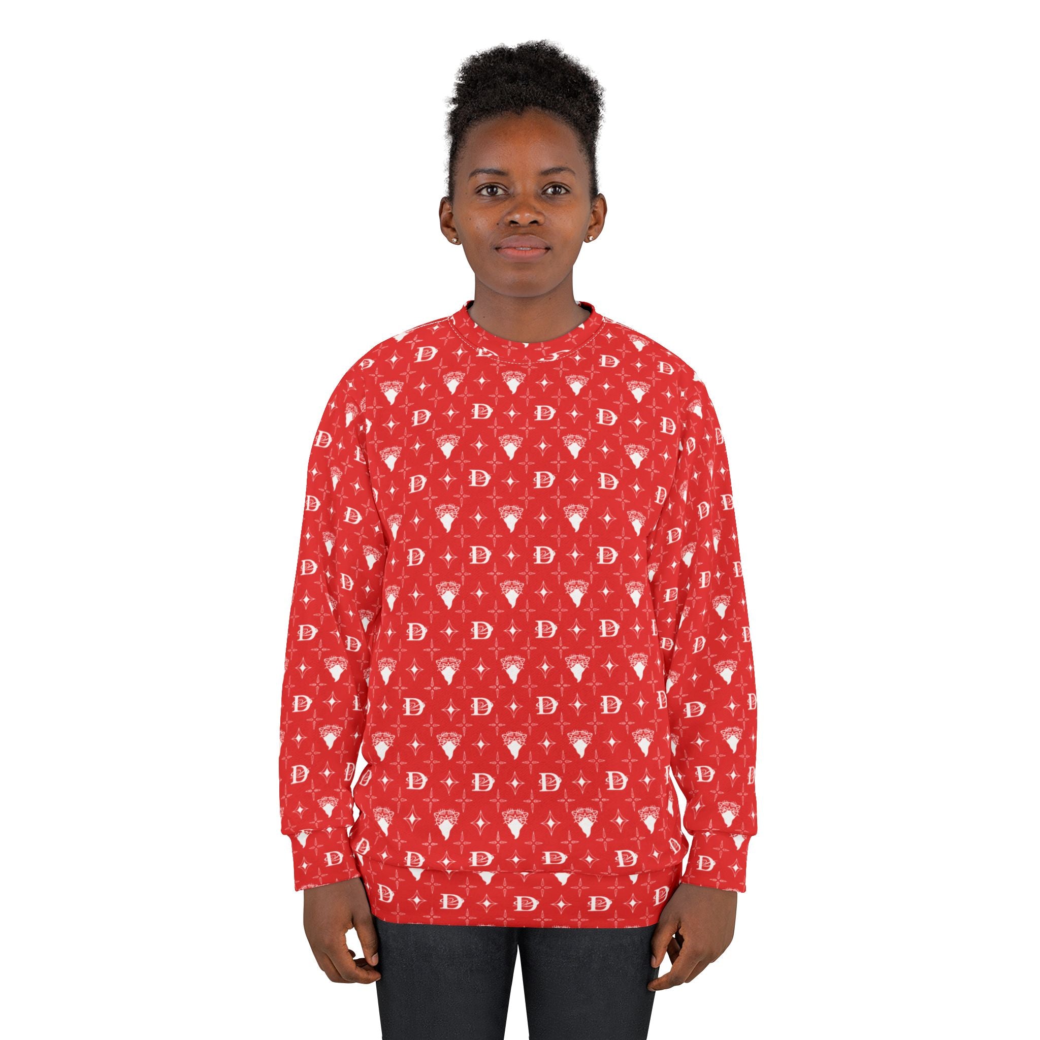 Bandito Panther Custom Monogram Print Unisex Sweatshirt AOP