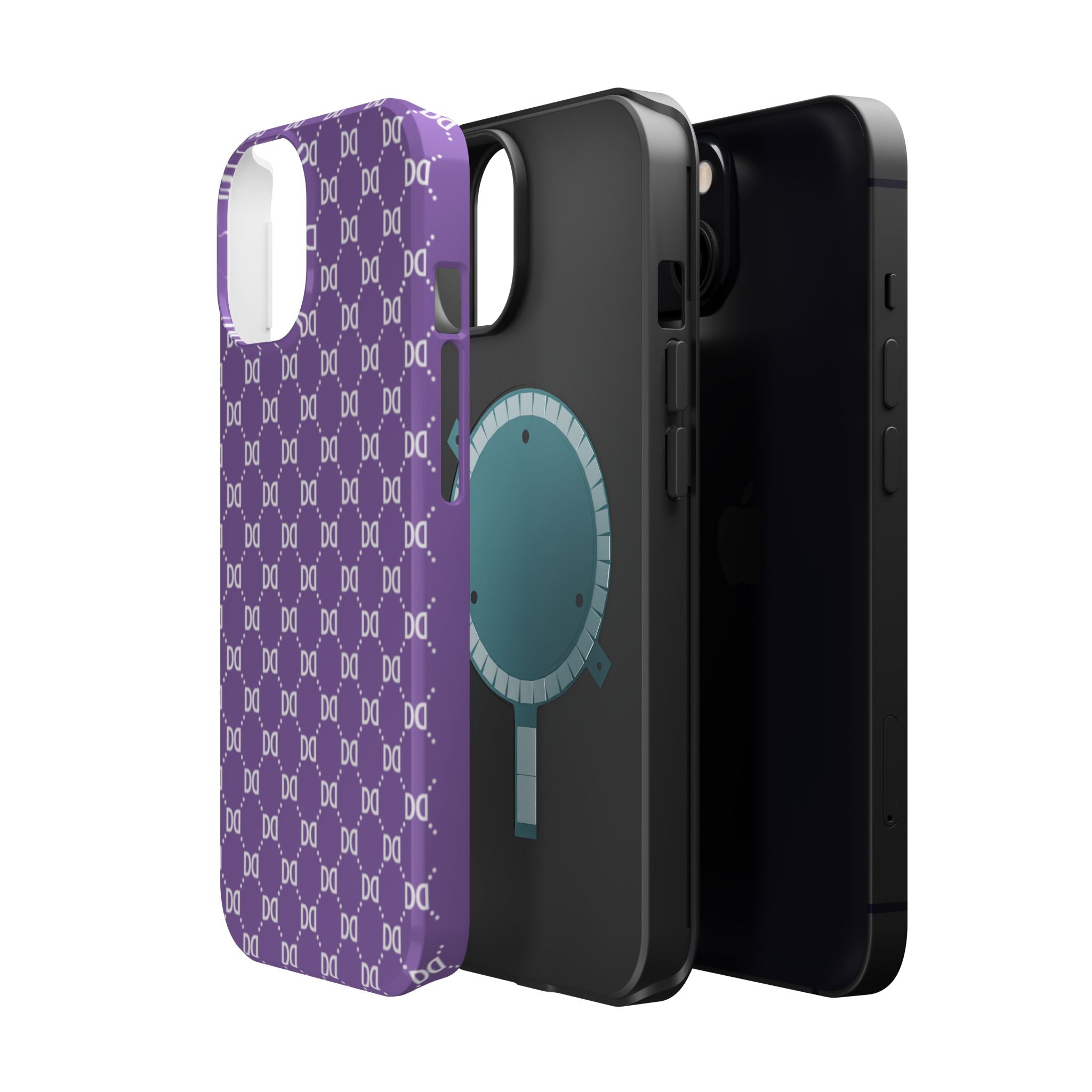 DD Monogram Pattern Magnetic Phone Case
